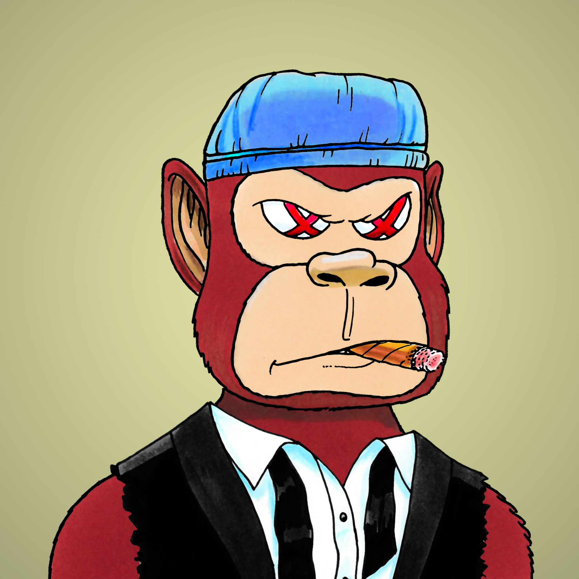 George Trosley - Jungle Freaks - Jungle Freak 4825 - NFT # 4825