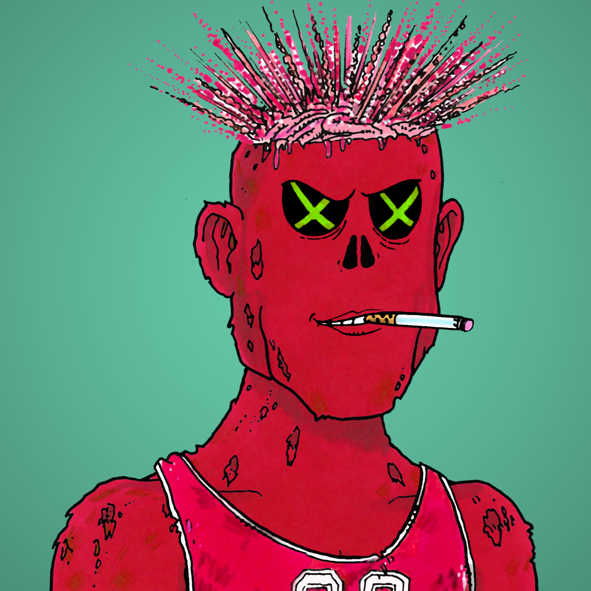 George Trosley - Jungle Freaks - Jungle Freak 4829 - NFT # 4829