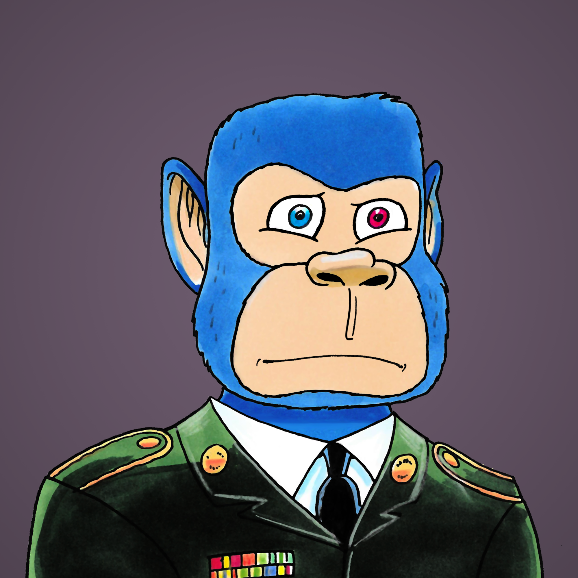 George Trosley - Jungle Freaks - Jungle Freak 4832 - NFT # 4832