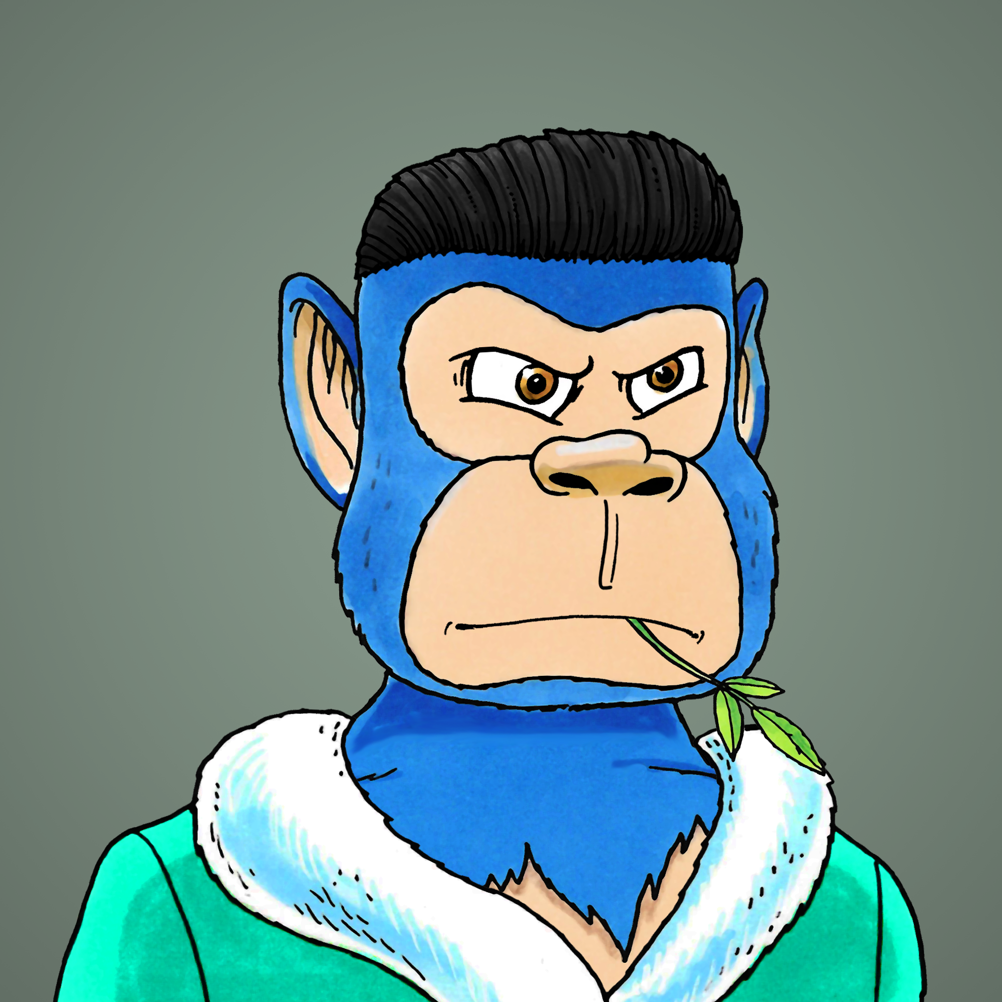 George Trosley - Jungle Freaks - Jungle Freak 4833 - NFT # 4833