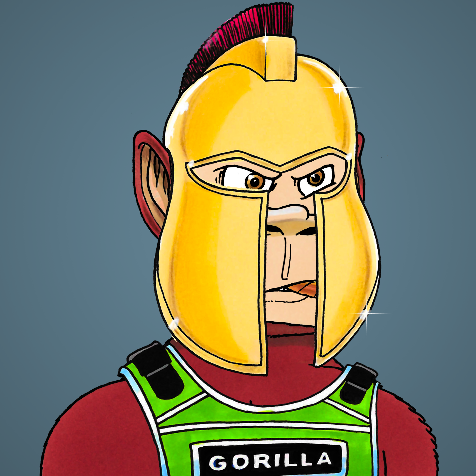 George Trosley - Jungle Freaks - Jungle Freak 4834 - NFT # 4834