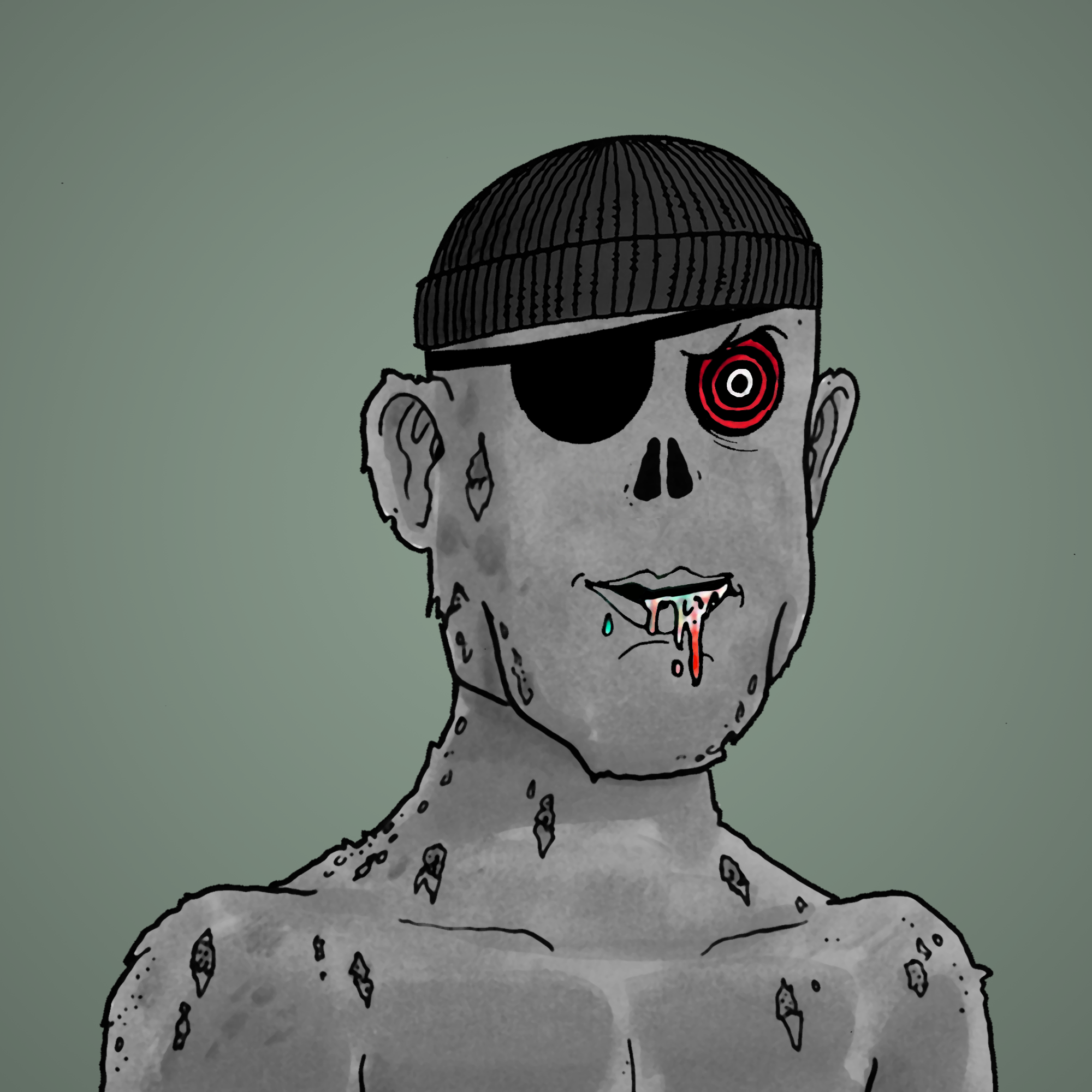 George Trosley - Jungle Freaks - Jungle Freak 484 - NFT # 484