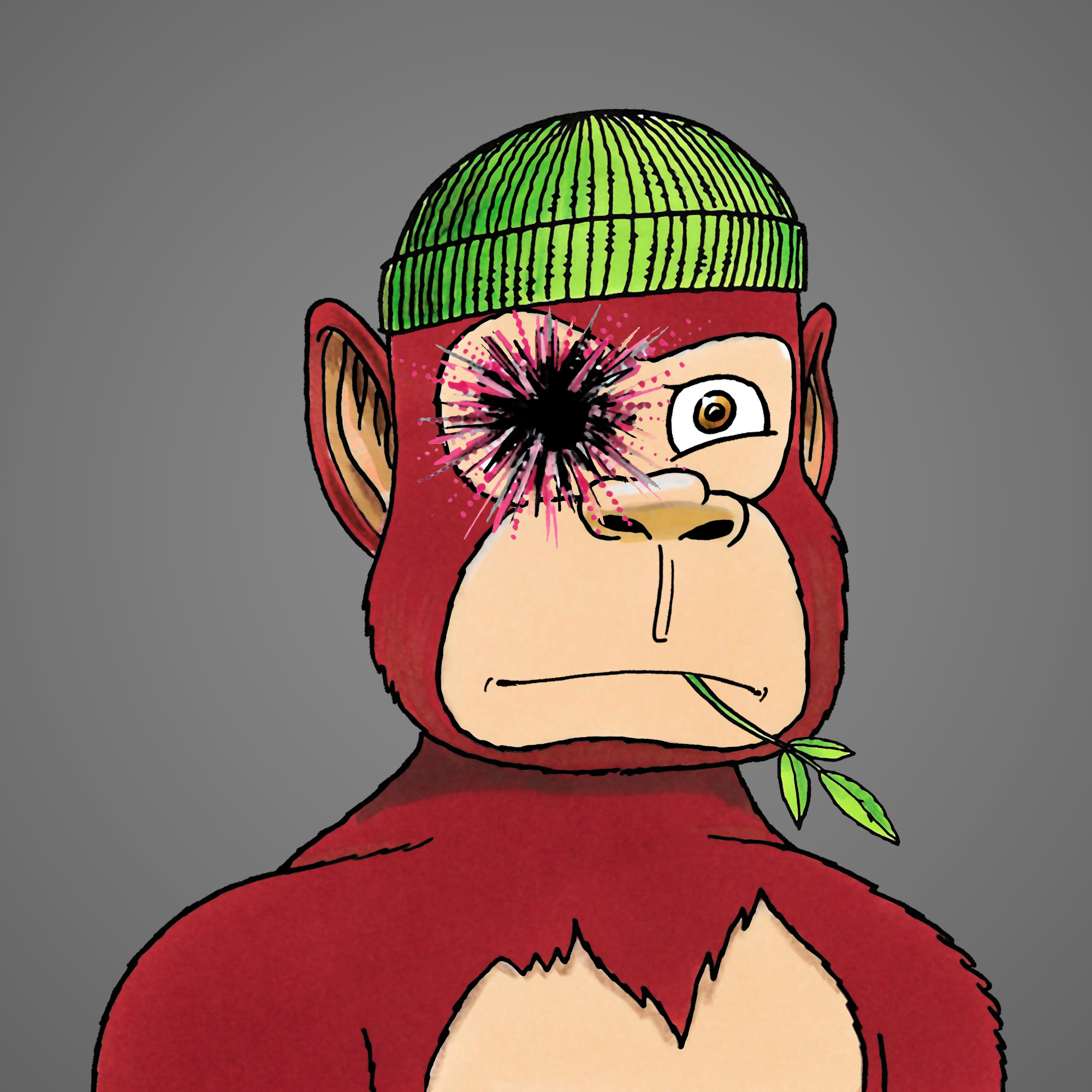 George Trosley - Jungle Freaks - Jungle Freak 4840 - NFT # 4840