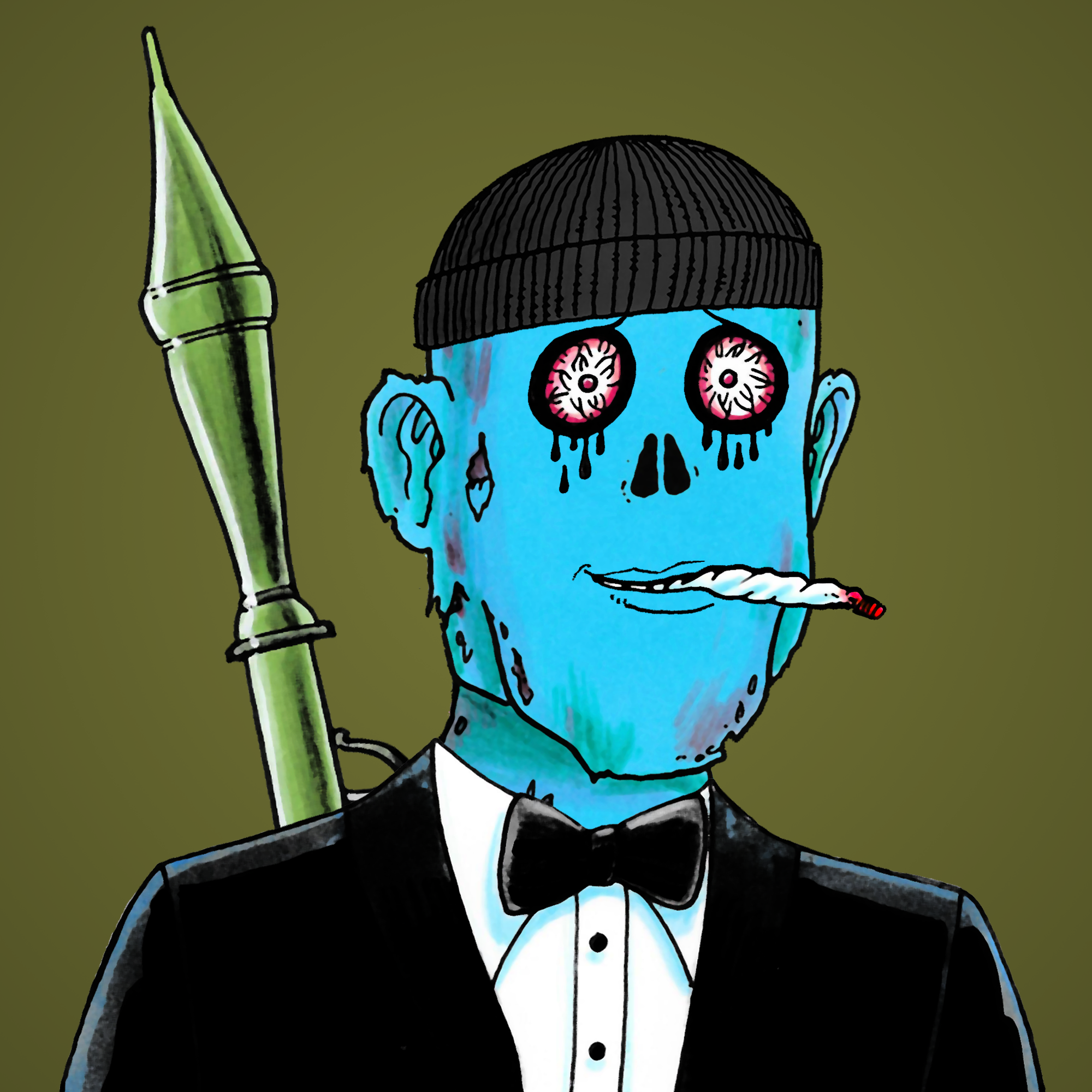 George Trosley - Jungle Freaks - Jungle Freak 4844 - NFT # 4844