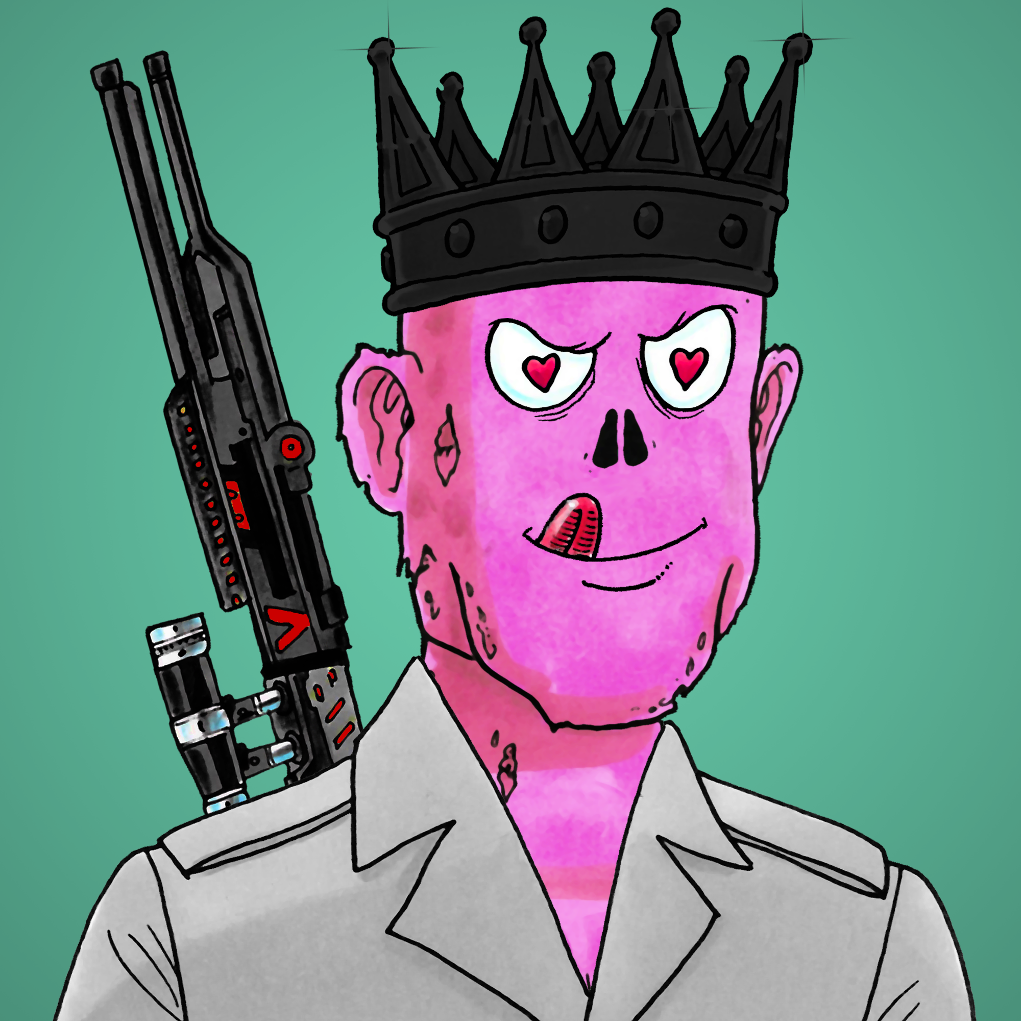 George Trosley - Jungle Freaks - Jungle Freak 4846 - NFT # 4846