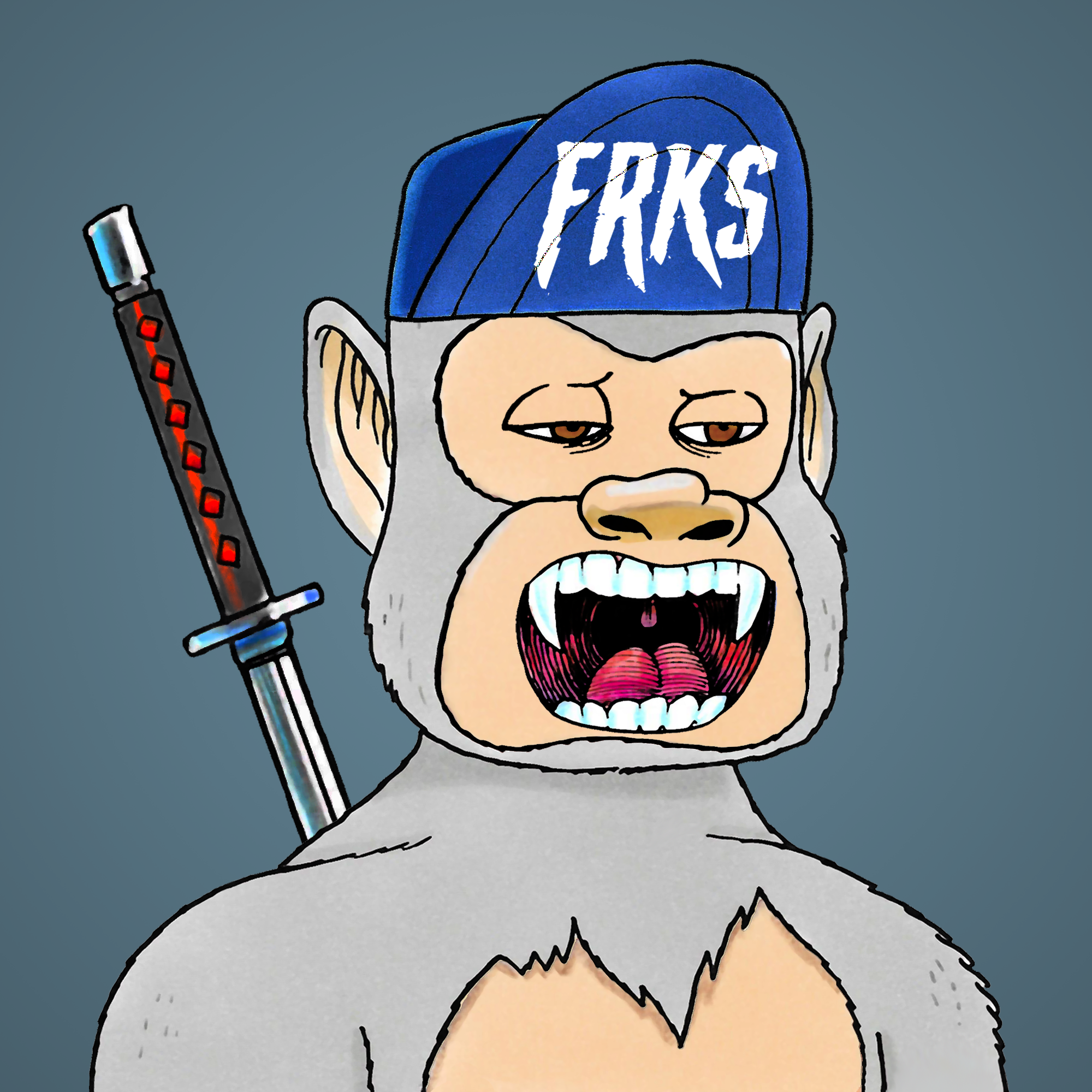 George Trosley - Jungle Freaks - Jungle Freak 485 - NFT # 485