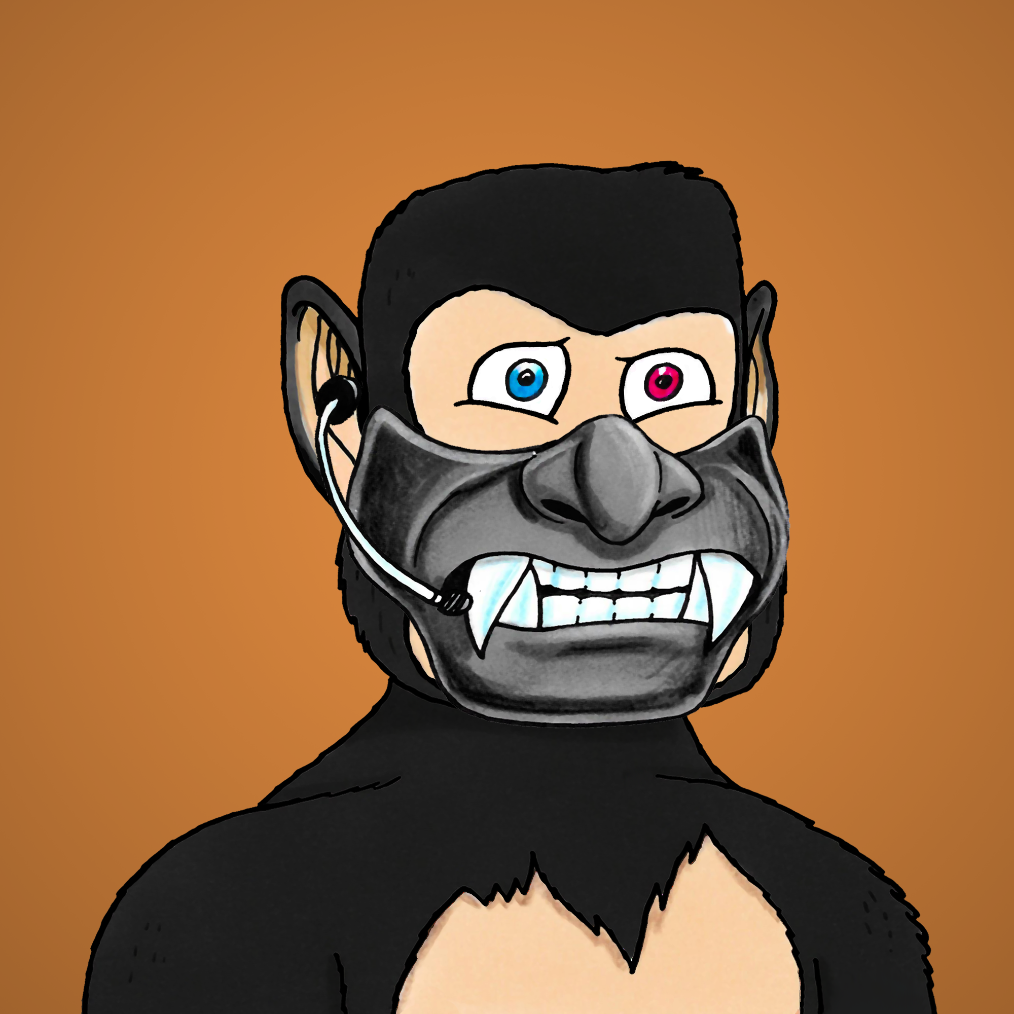 George Trosley - Jungle Freaks - Jungle Freak 4850 - NFT # 4850