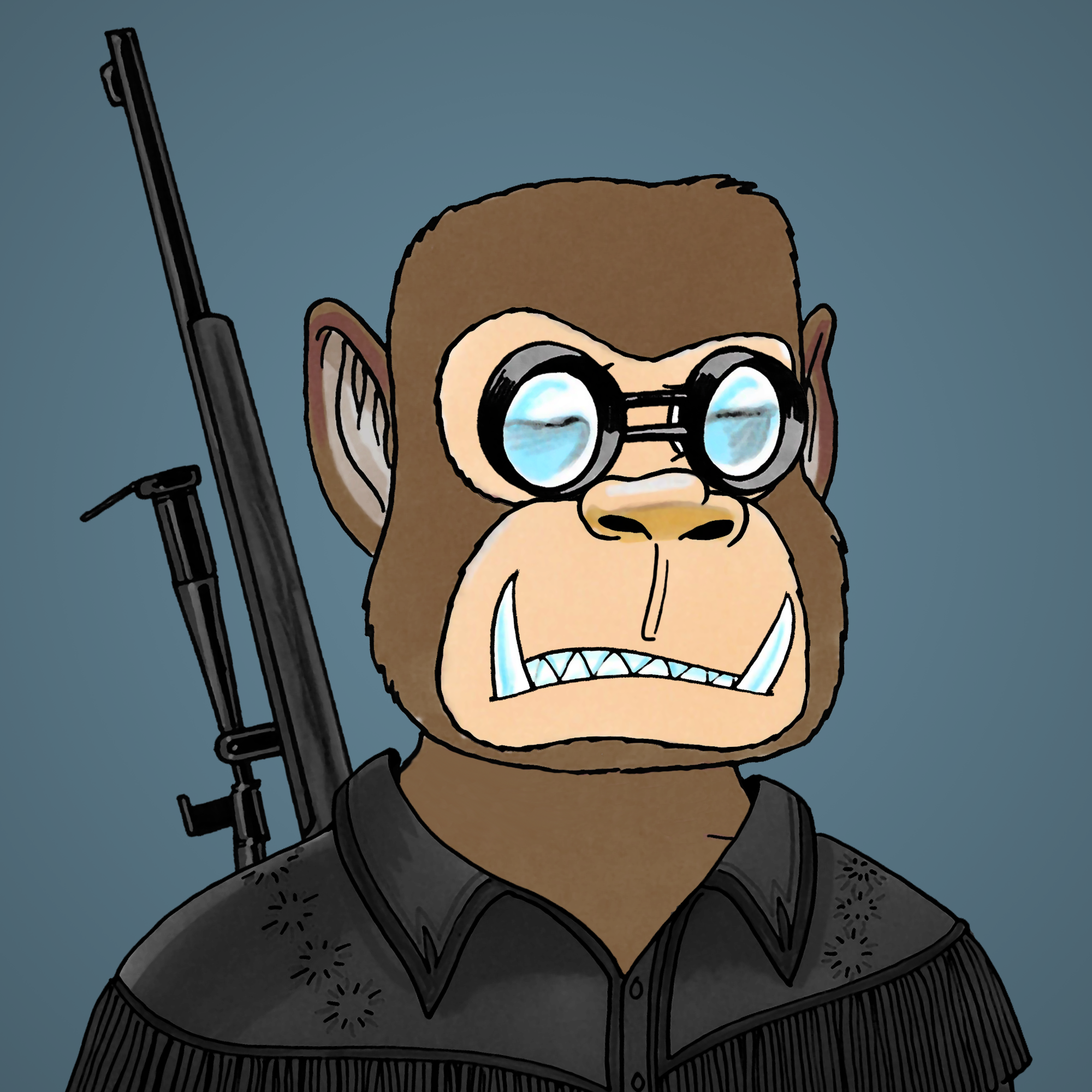 George Trosley - Jungle Freaks - Jungle Freak 4862 - NFT # 4862