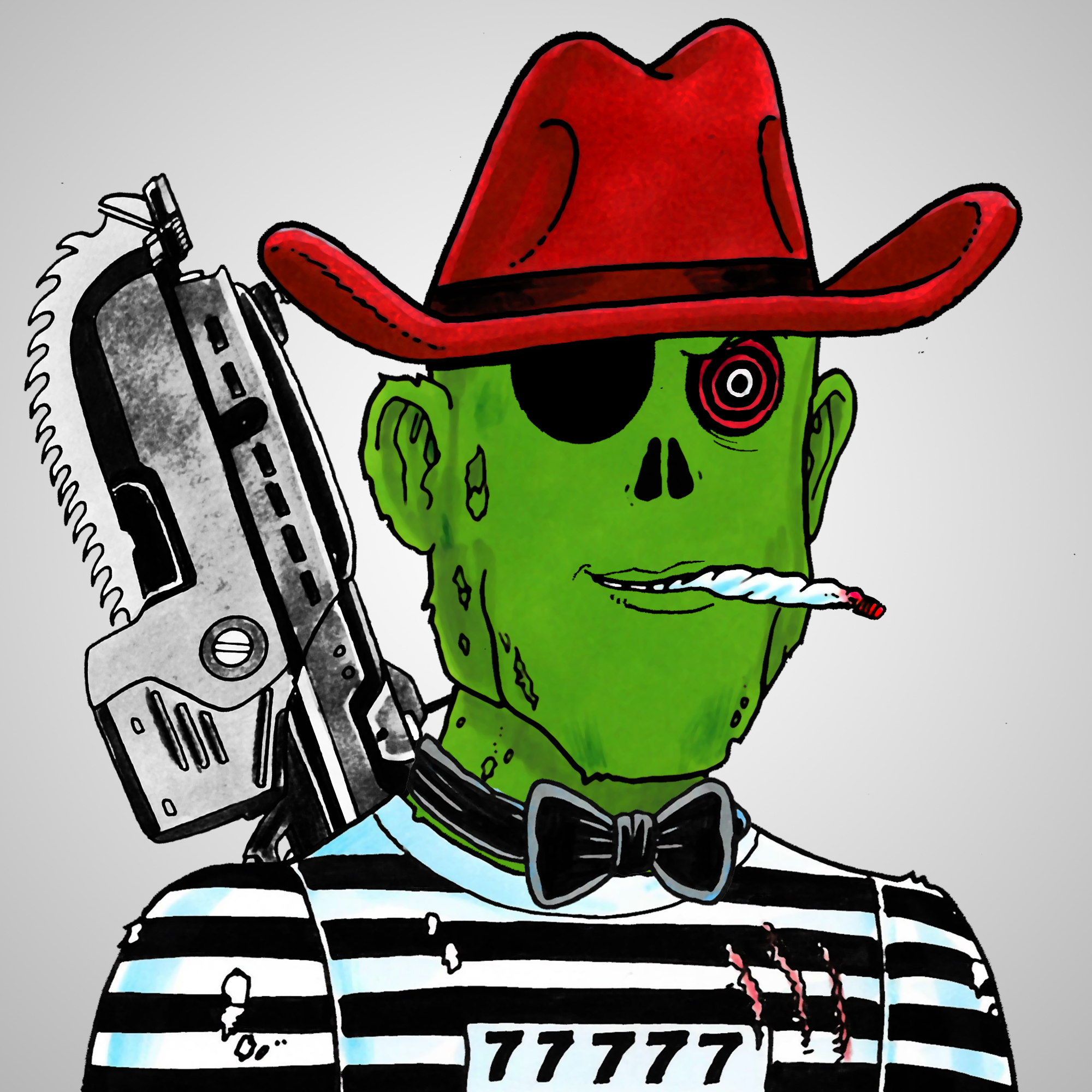 George Trosley - Jungle Freaks - Jungle Freak 4863 - NFT # 4863