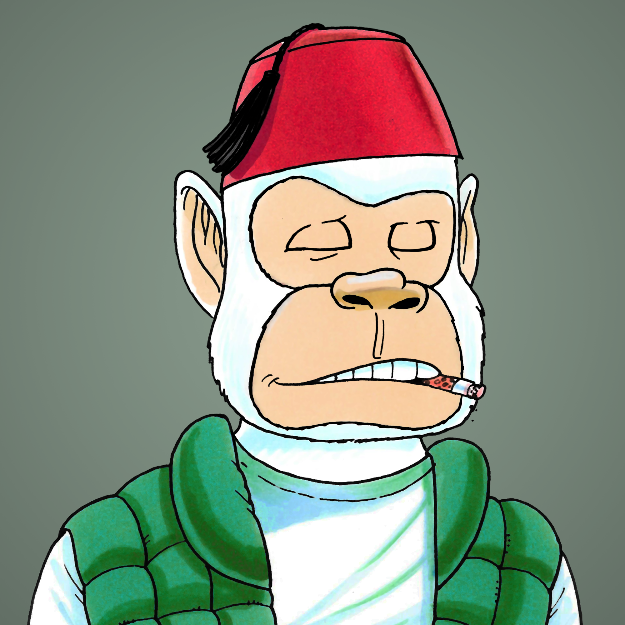 George Trosley - Jungle Freaks - Jungle Freak 4864 - NFT # 4864