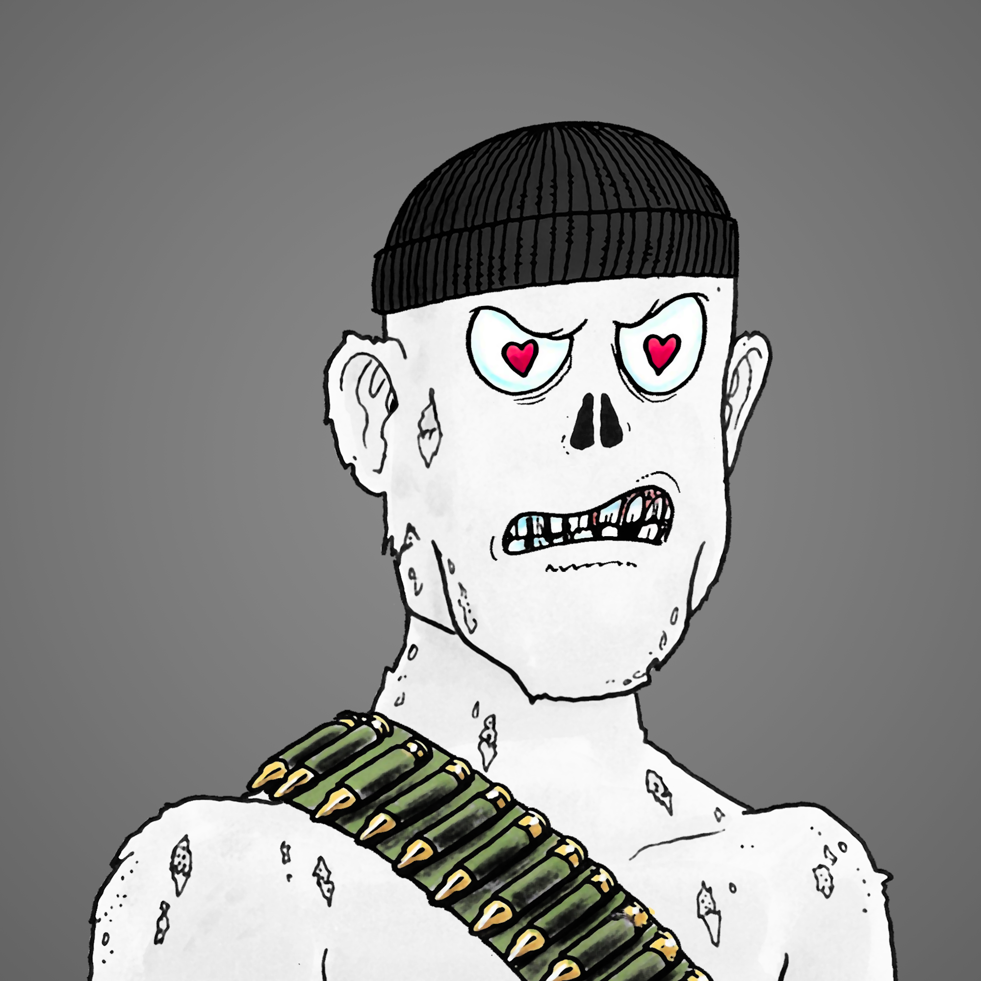 George Trosley - Jungle Freaks - Jungle Freak 4866 - NFT # 4866