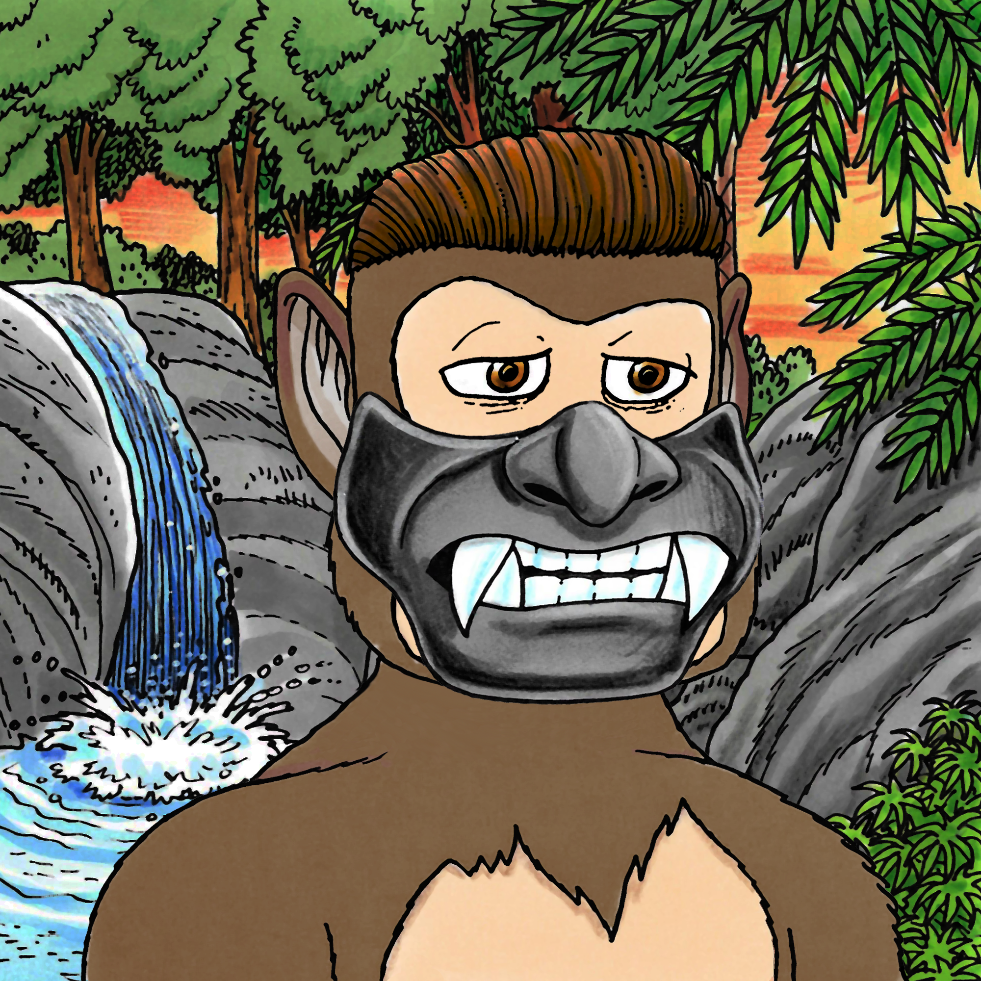 George Trosley - Jungle Freaks - Jungle Freak 4867 - NFT # 4867