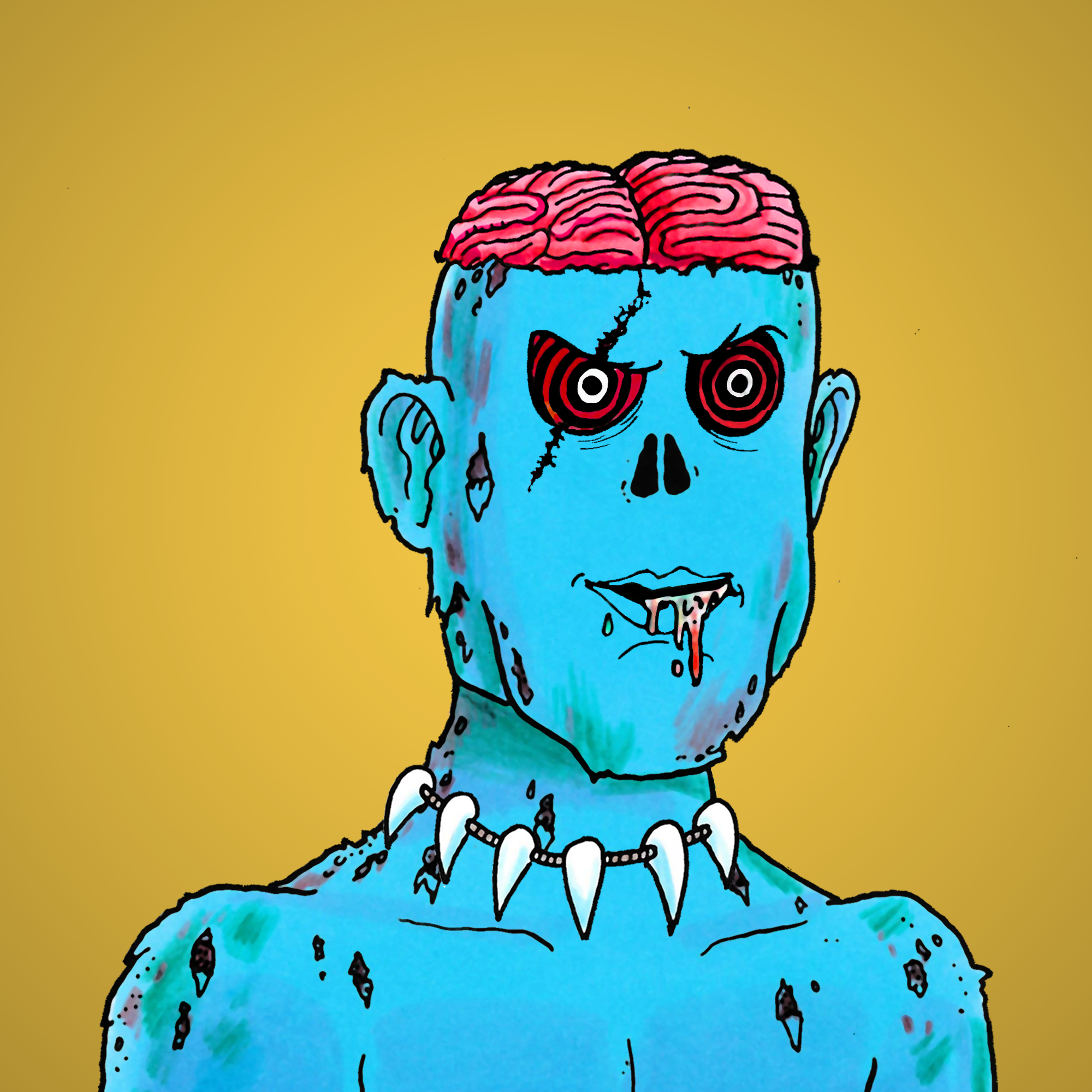 George Trosley - Jungle Freaks - Jungle Freak 4868 - NFT # 4868