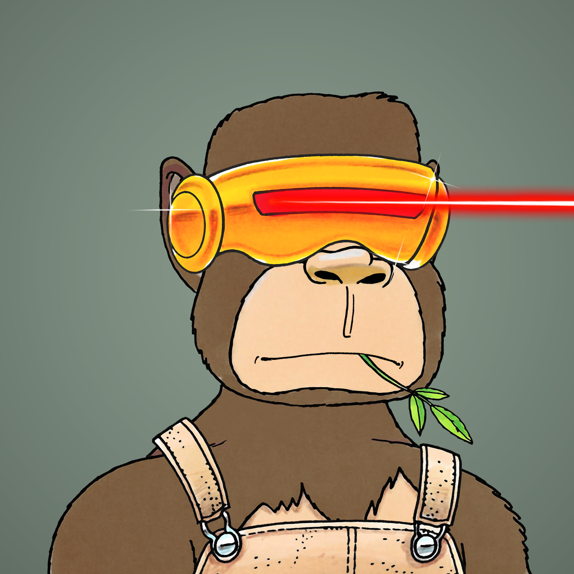 George Trosley - Jungle Freaks - Jungle Freak 4872 - NFT # 4872