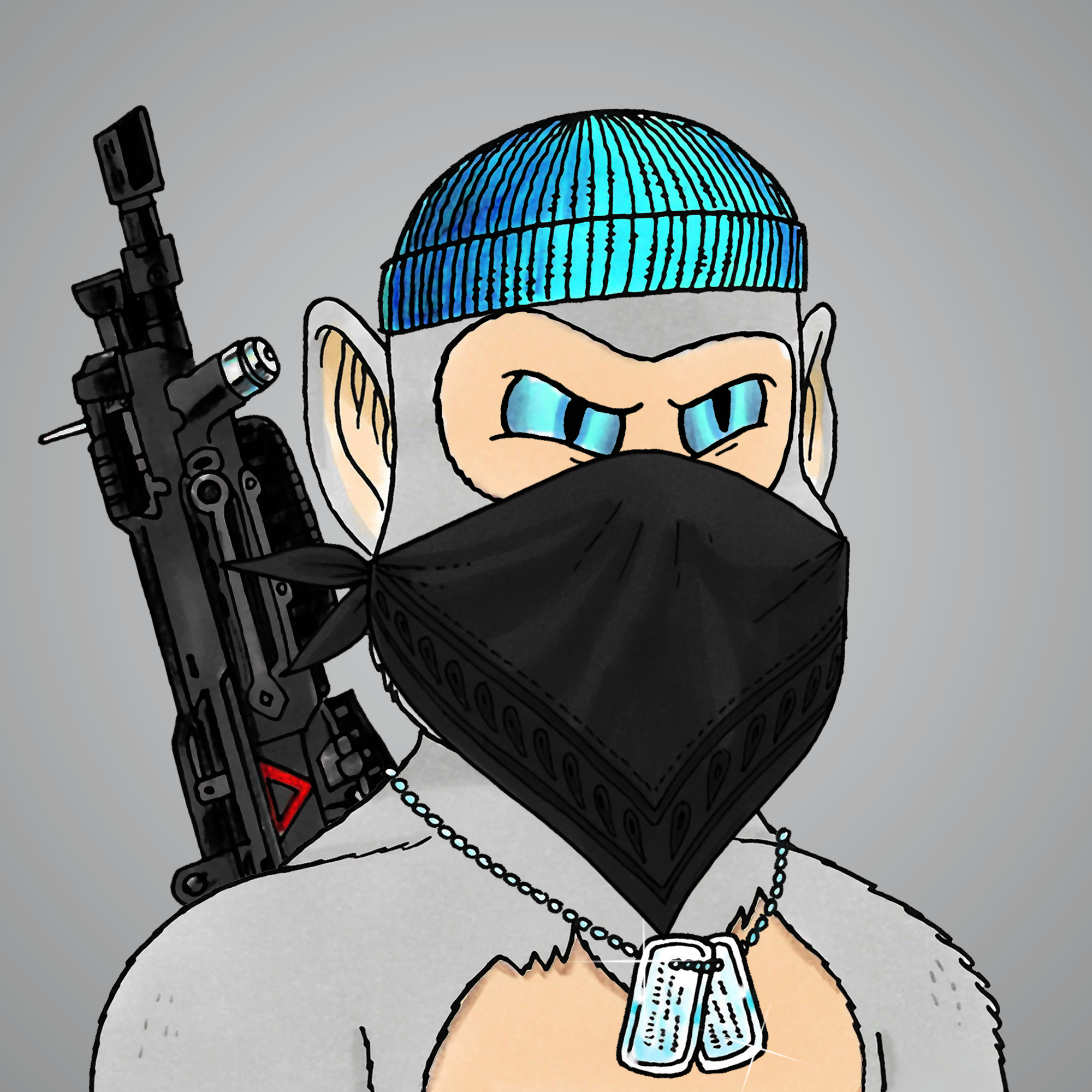 George Trosley - Jungle Freaks - Jungle Freak 4878 - NFT # 4878