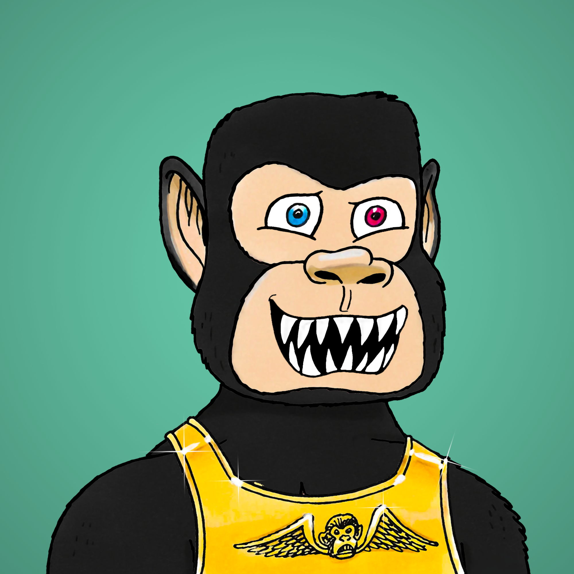 George Trosley - Jungle Freaks - Jungle Freak 4879 - NFT # 4879