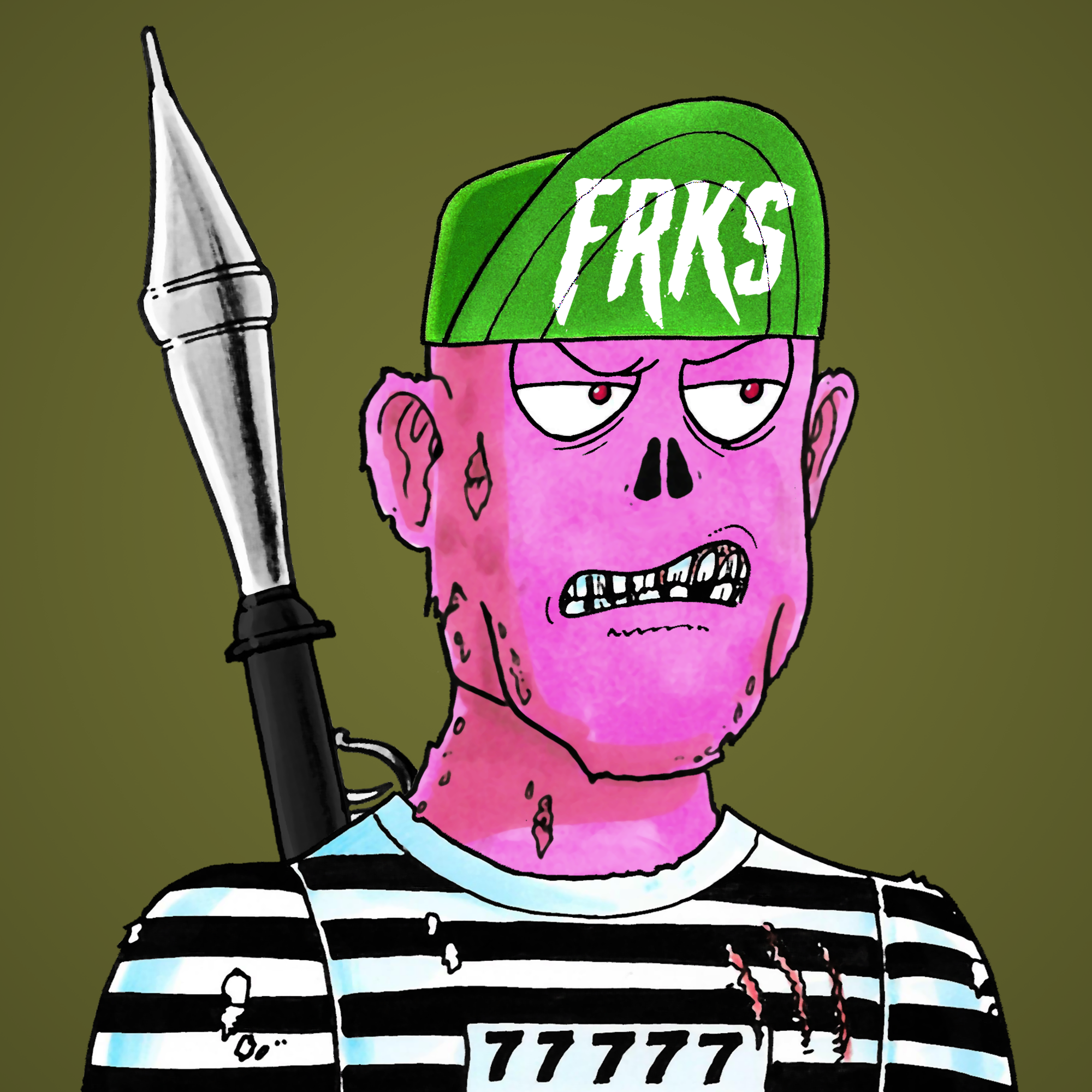 George Trosley - Jungle Freaks - Jungle Freak 4881 - NFT # 4881