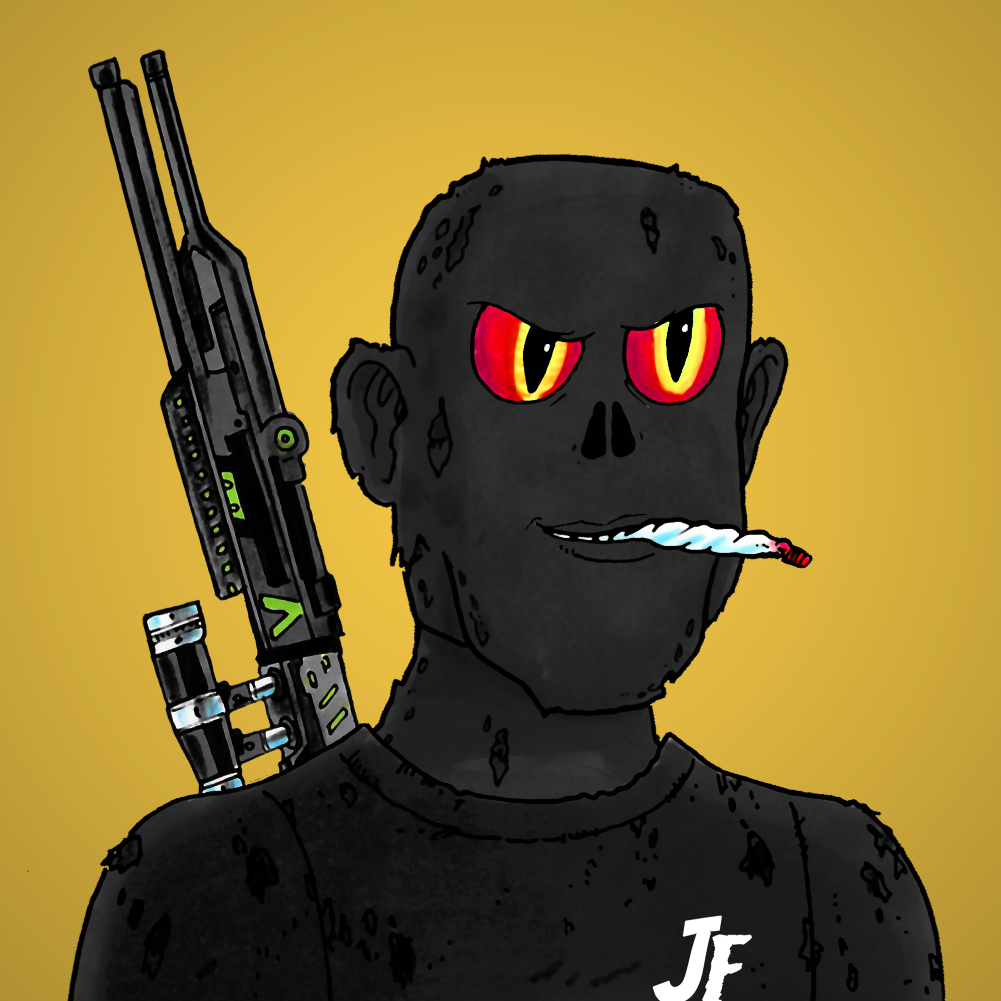 George Trosley - Jungle Freaks - Jungle Freak 4885 - NFT # 4885