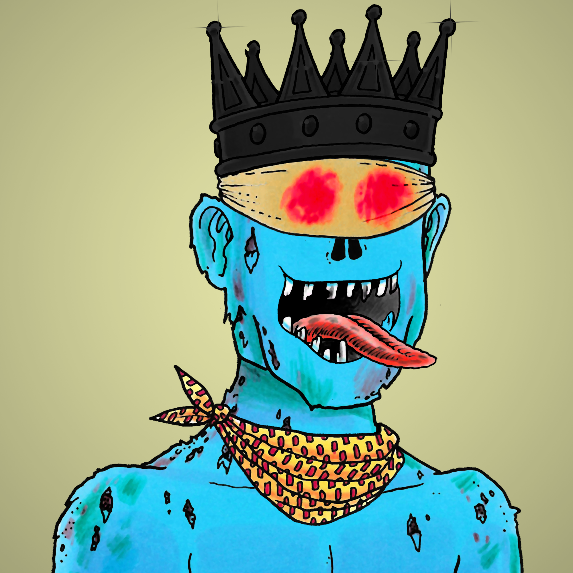 George Trosley - Jungle Freaks - Jungle Freak 4889 - NFT # 4889