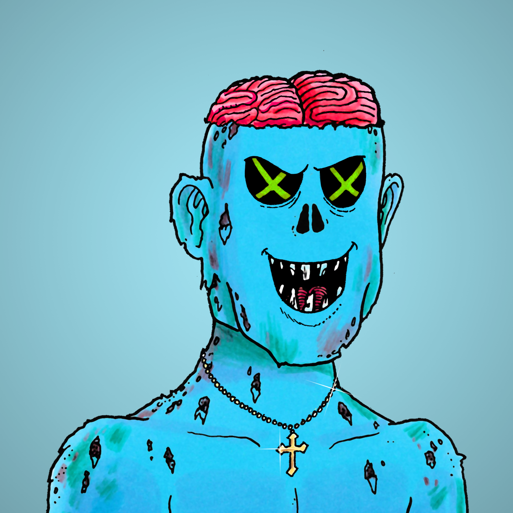 George Trosley - Jungle Freaks - Jungle Freak 489 - NFT # 489