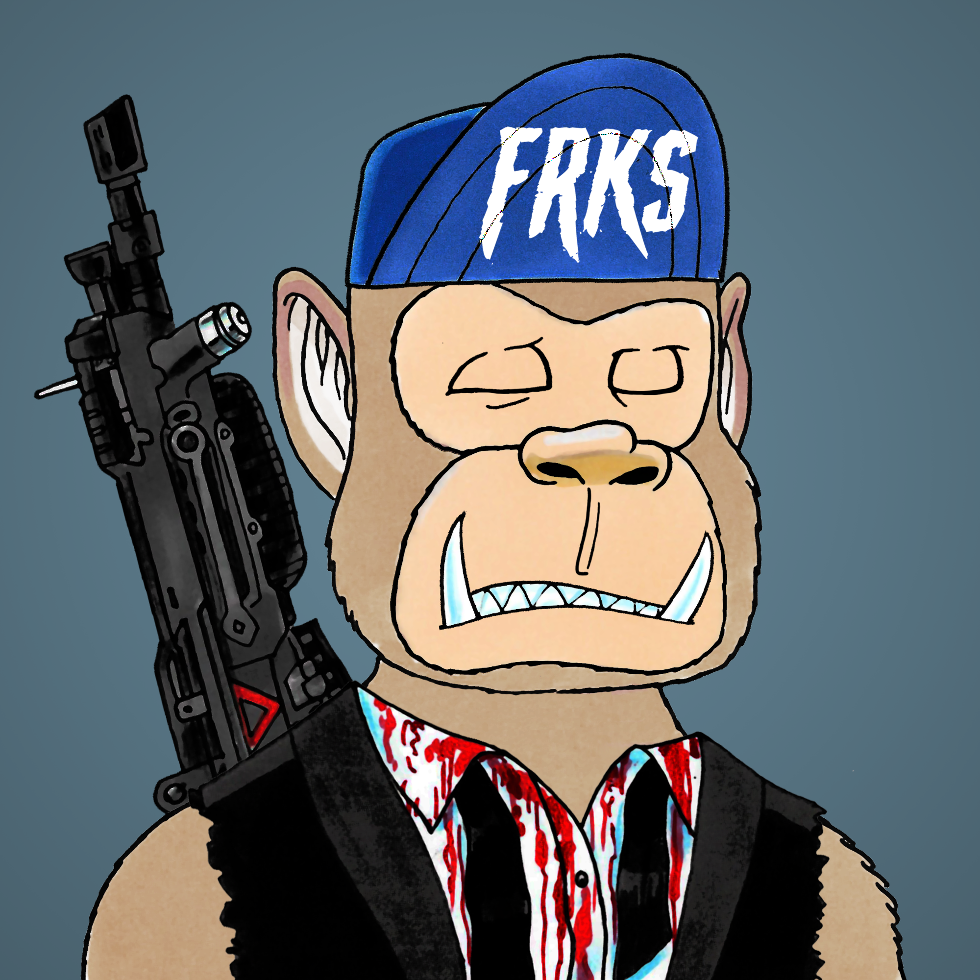 George Trosley - Jungle Freaks - Jungle Freak 4893 - NFT # 4893