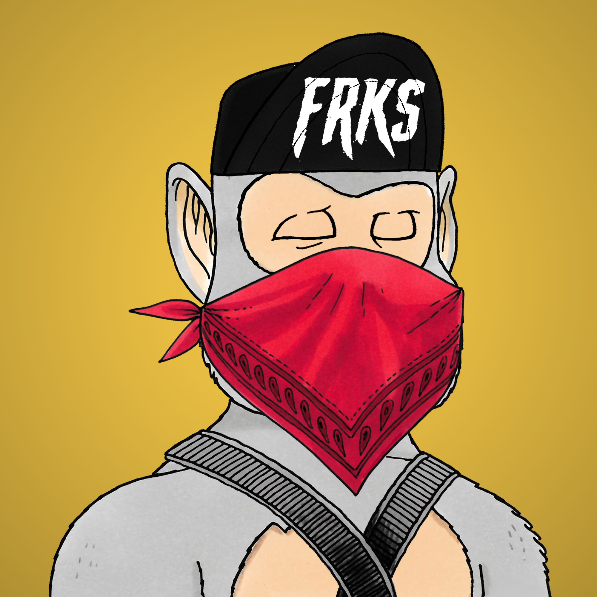 George Trosley - Jungle Freaks - Jungle Freak 4898 - NFT # 4898