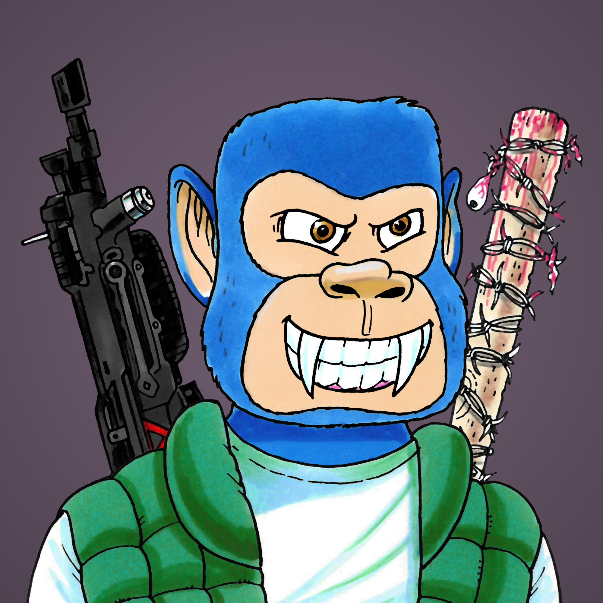 George Trosley - Jungle Freaks - Jungle Freak 4914 - NFT # 4914