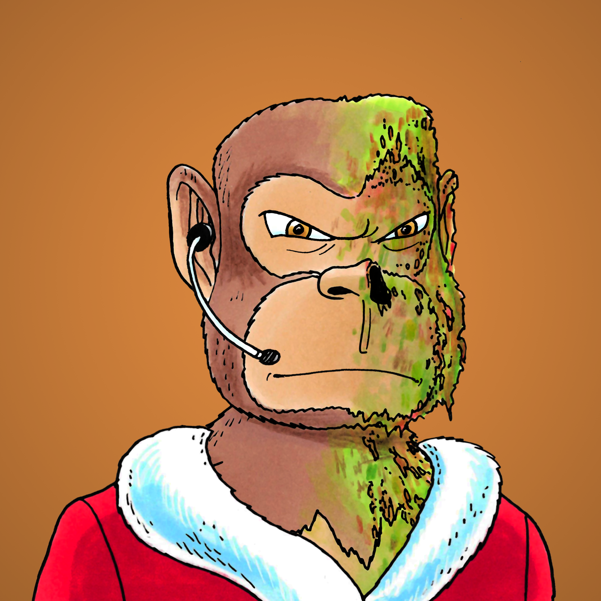 George Trosley - Jungle Freaks - Jungle Freak 4919 - NFT # 4919