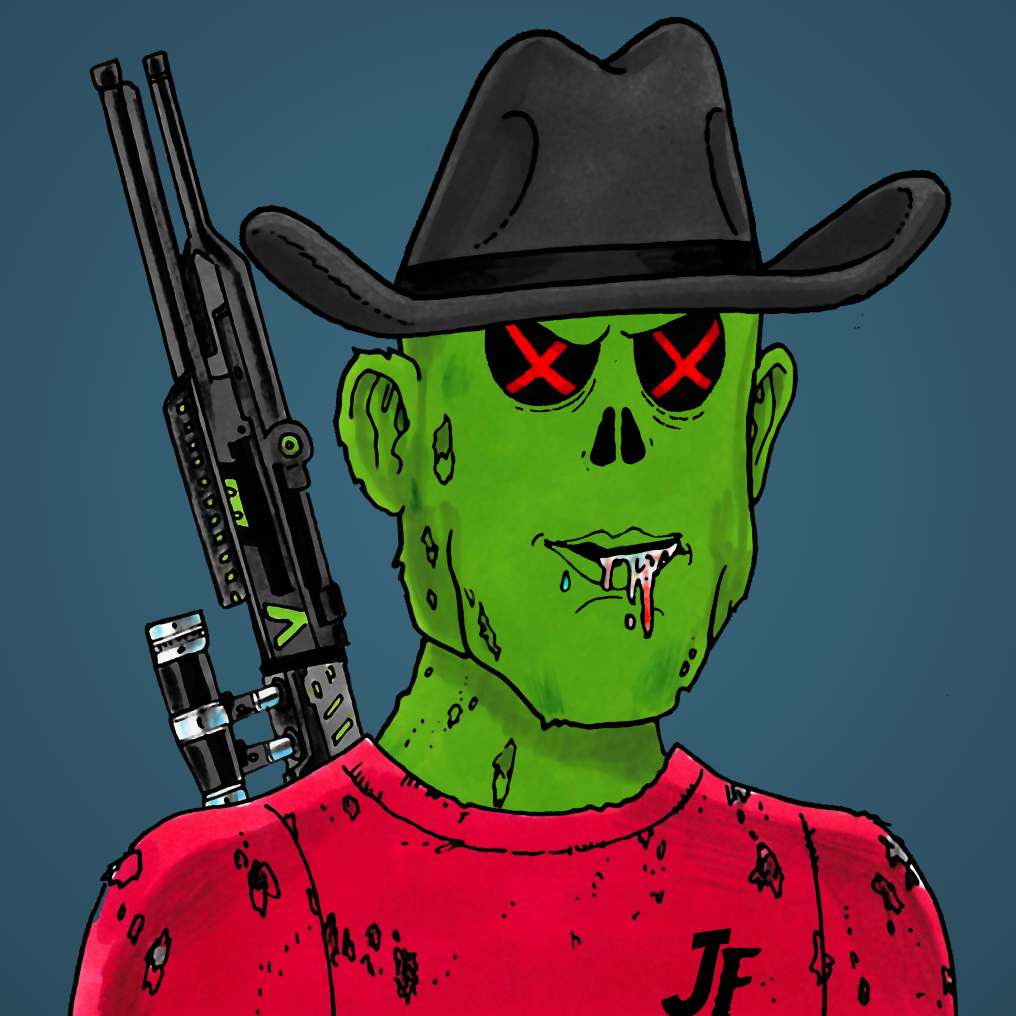 George Trosley - Jungle Freaks - Jungle Freak 4920 - NFT # 4920