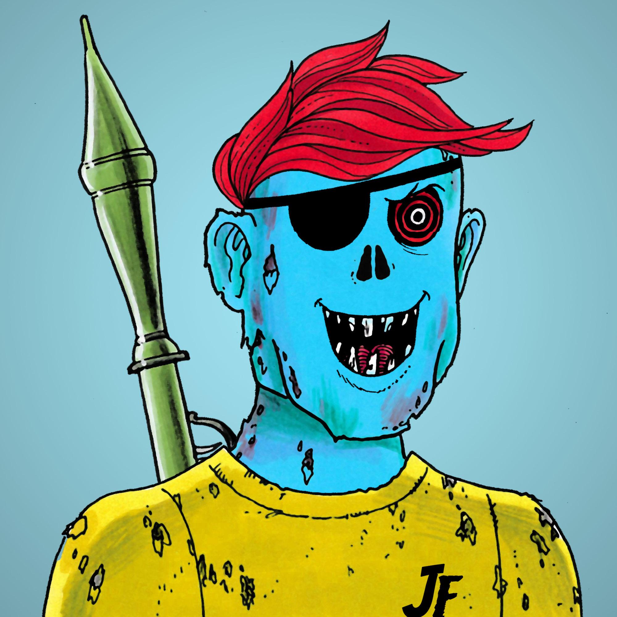 George Trosley - Jungle Freaks - Jungle Freak 4923 - NFT # 4923