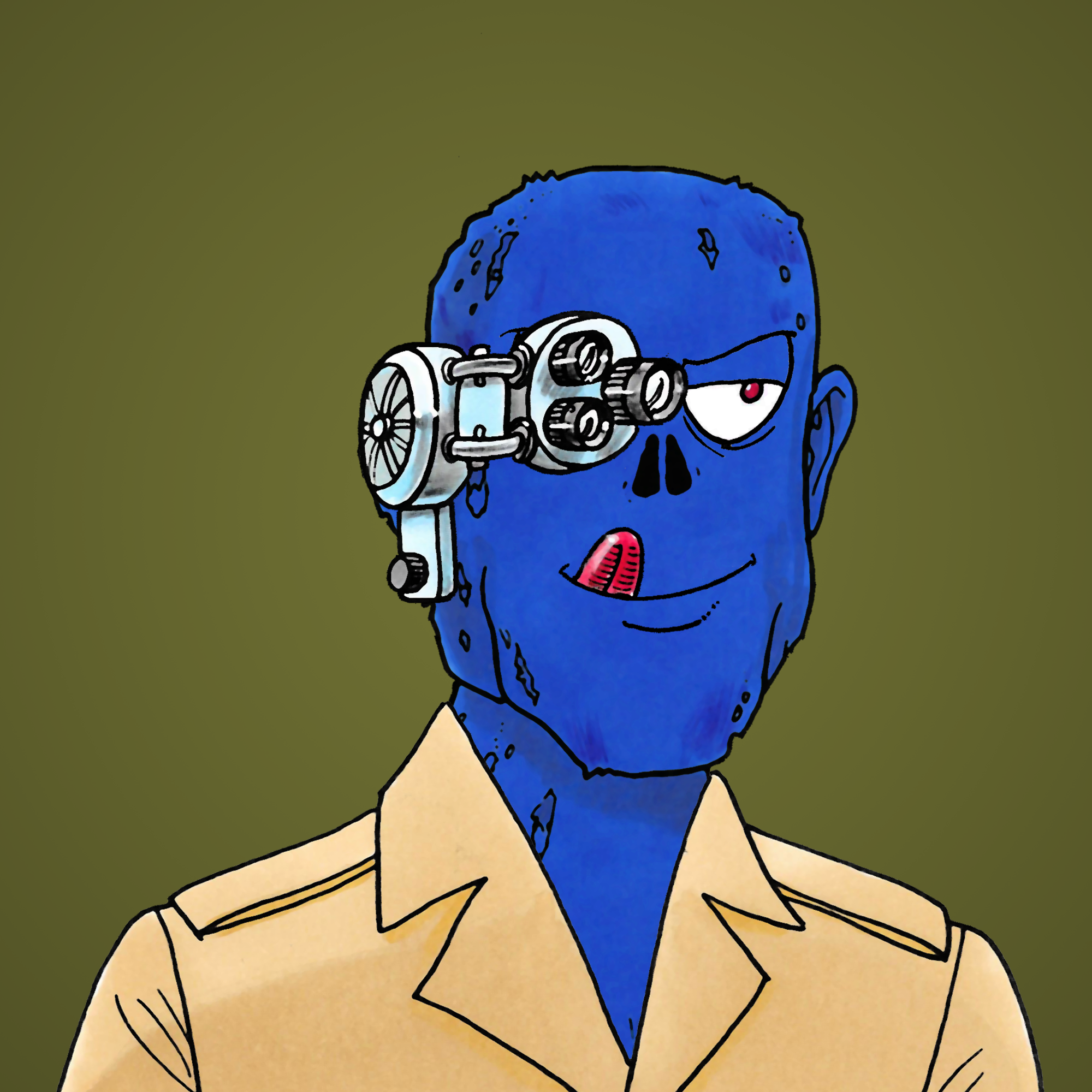 George Trosley - Jungle Freaks - Jungle Freak 493 - NFT # 493