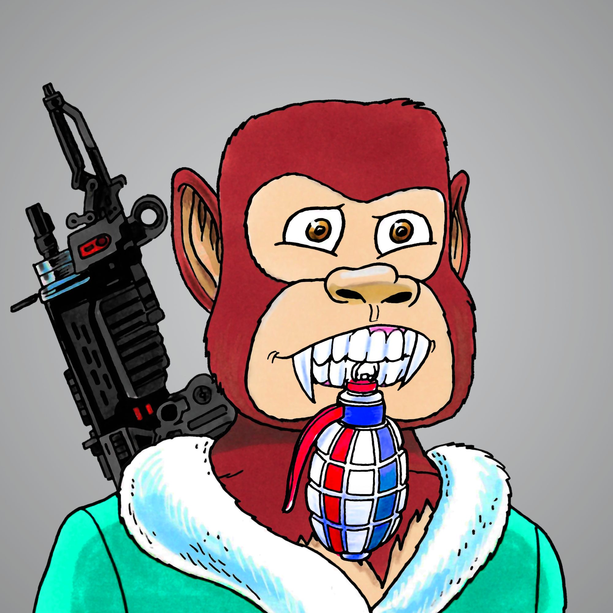 George Trosley - Jungle Freaks - Jungle Freak 4933 - NFT # 4933