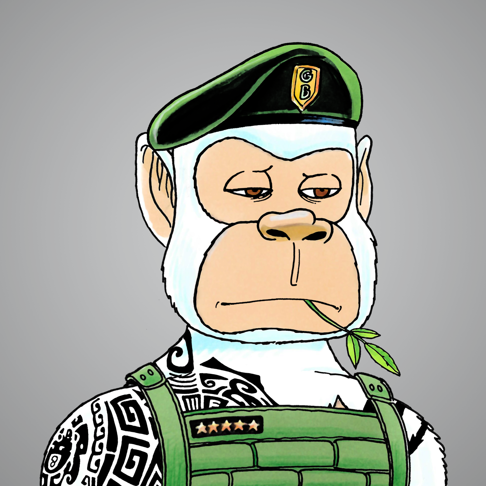 George Trosley - Jungle Freaks - Jungle Freak 4937 - NFT # 4937