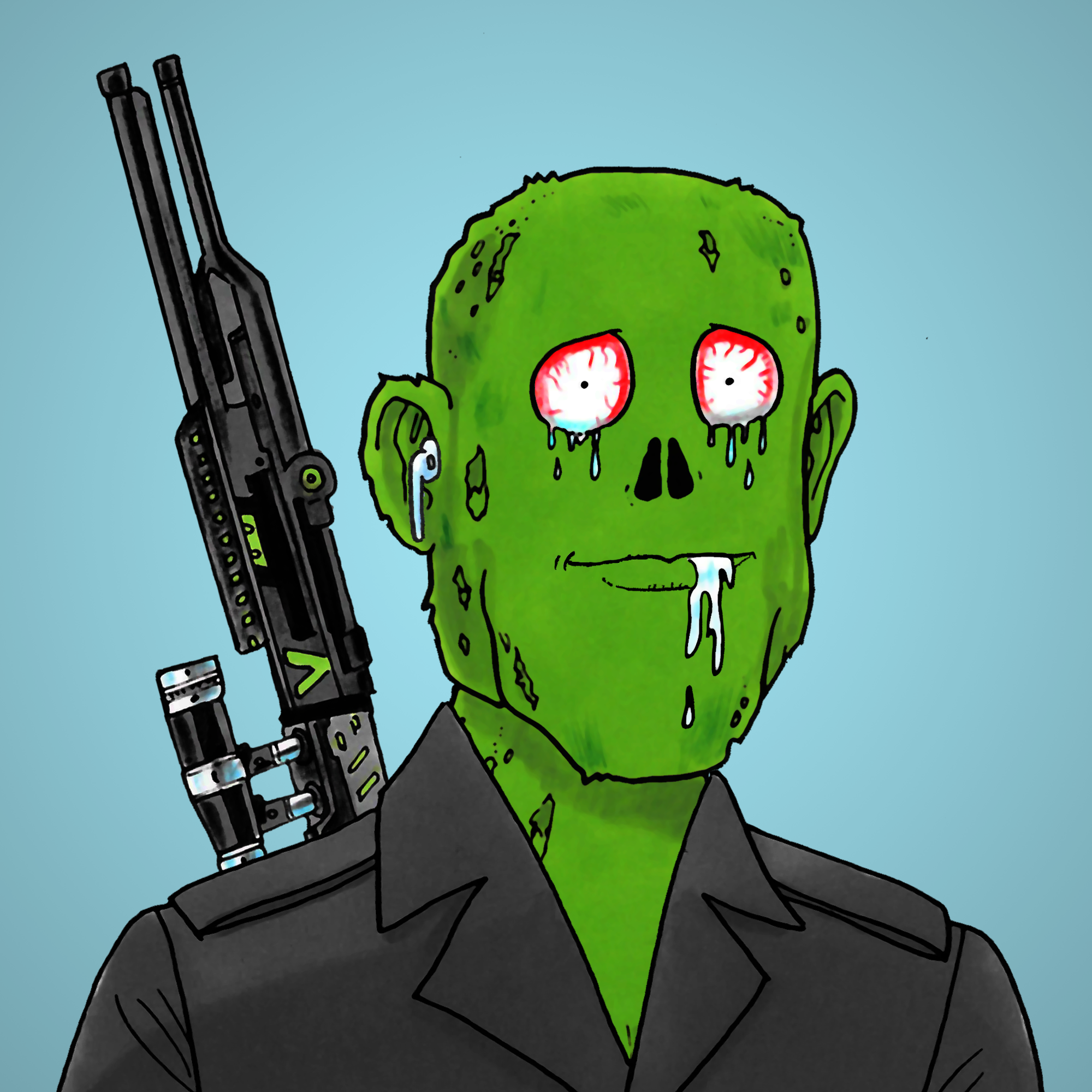 George Trosley - Jungle Freaks - Jungle Freak 494 - NFT # 494