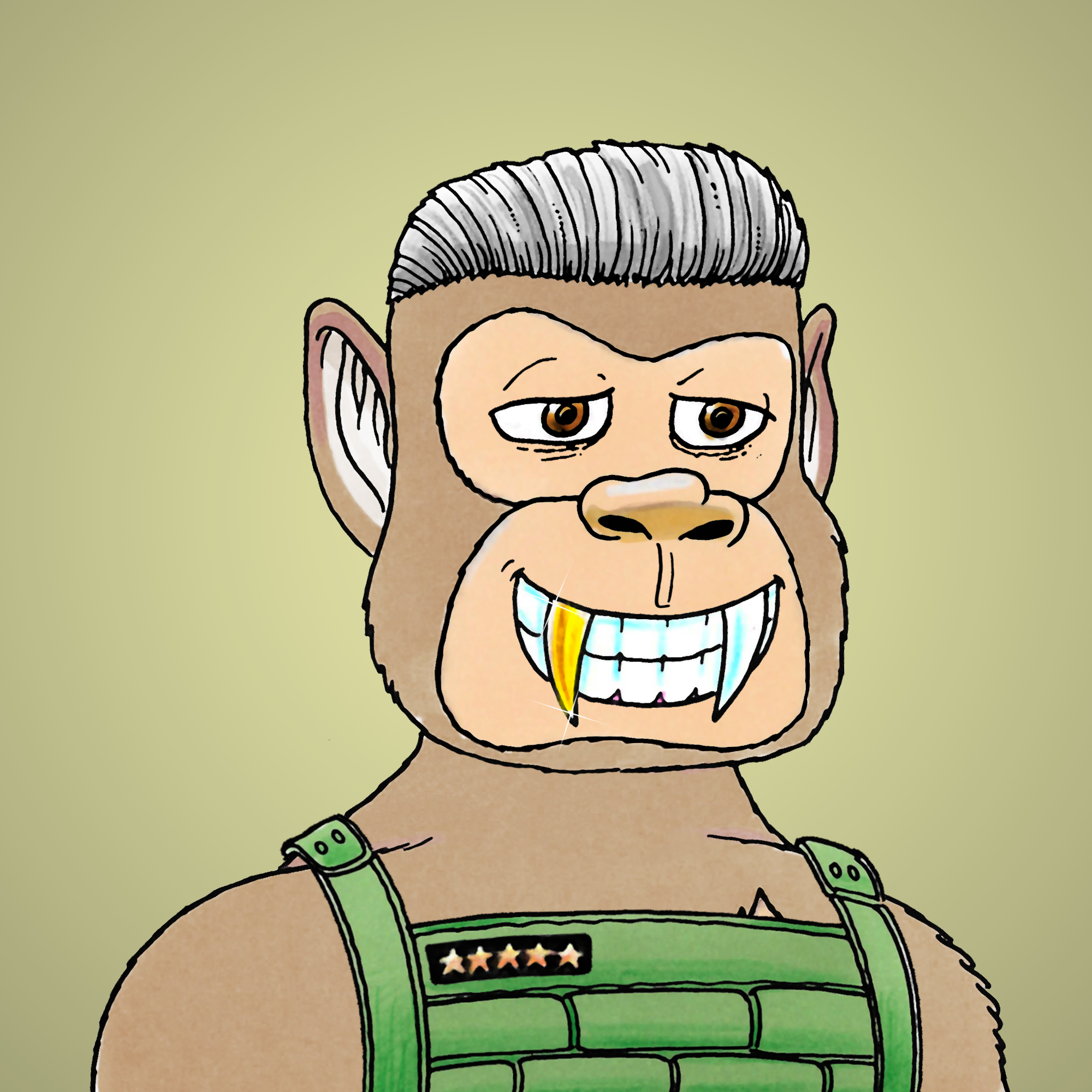 George Trosley - Jungle Freaks - Jungle Freak 4940 - NFT # 4940