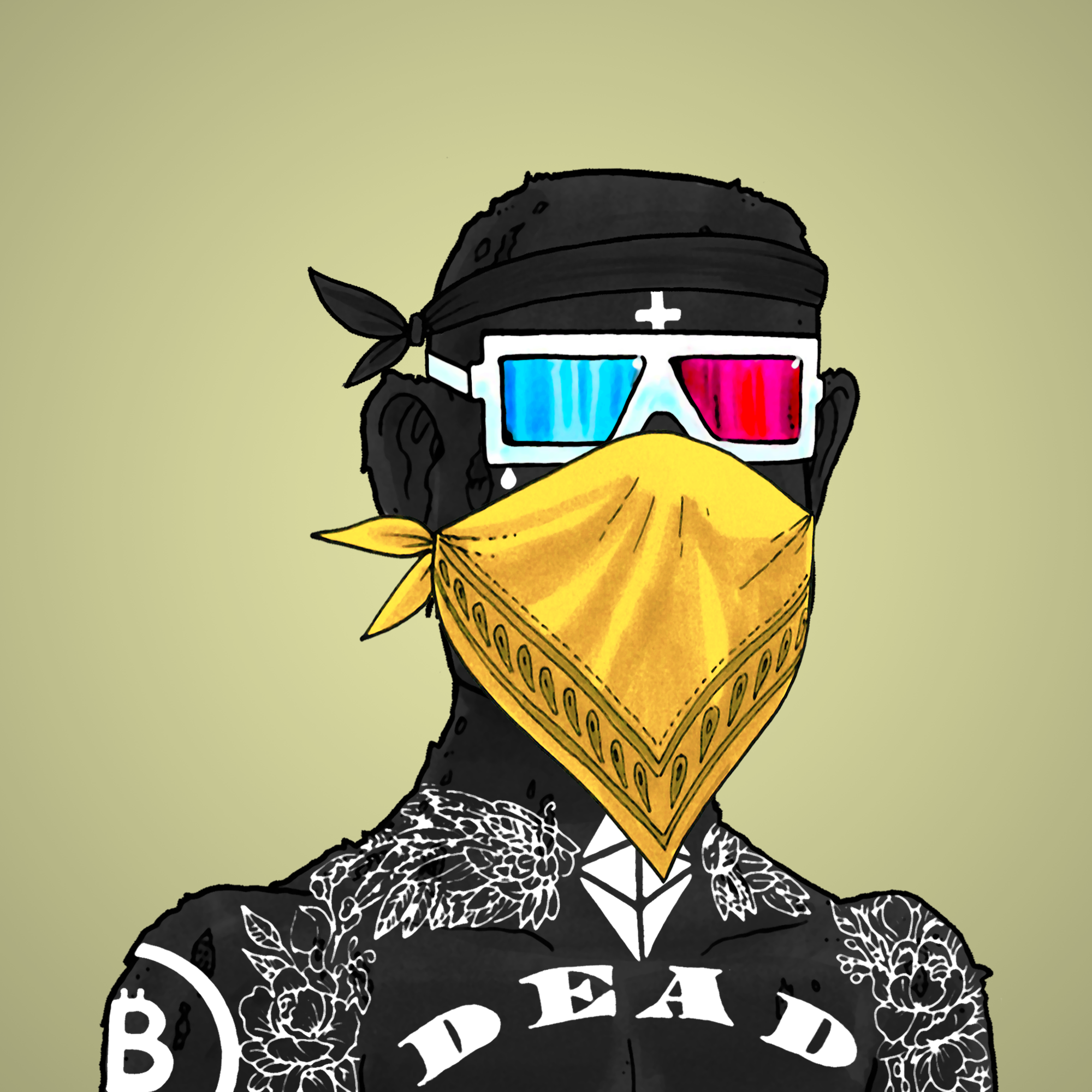 George Trosley - Jungle Freaks - Jungle Freak 4941 - NFT # 4941