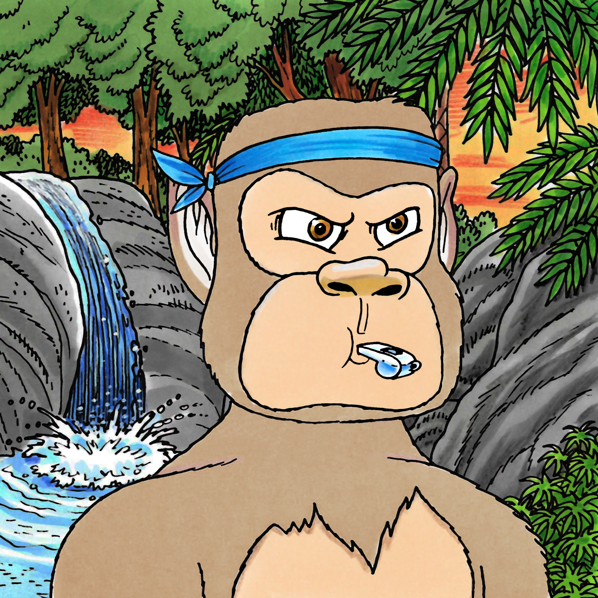 George Trosley - Jungle Freaks - Jungle Freak 4942 - NFT # 4942