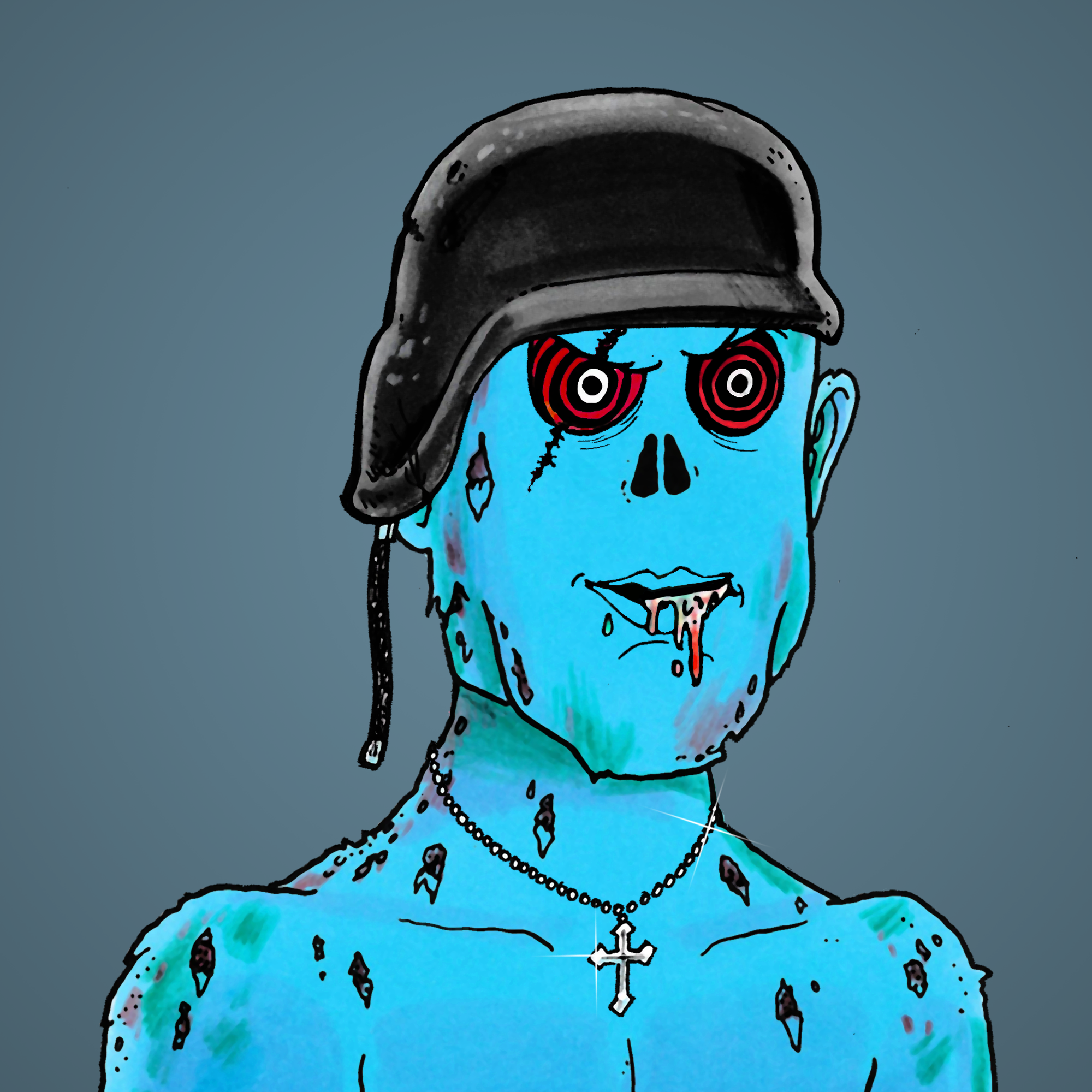 George Trosley - Jungle Freaks - Jungle Freak 4949 - NFT # 4949