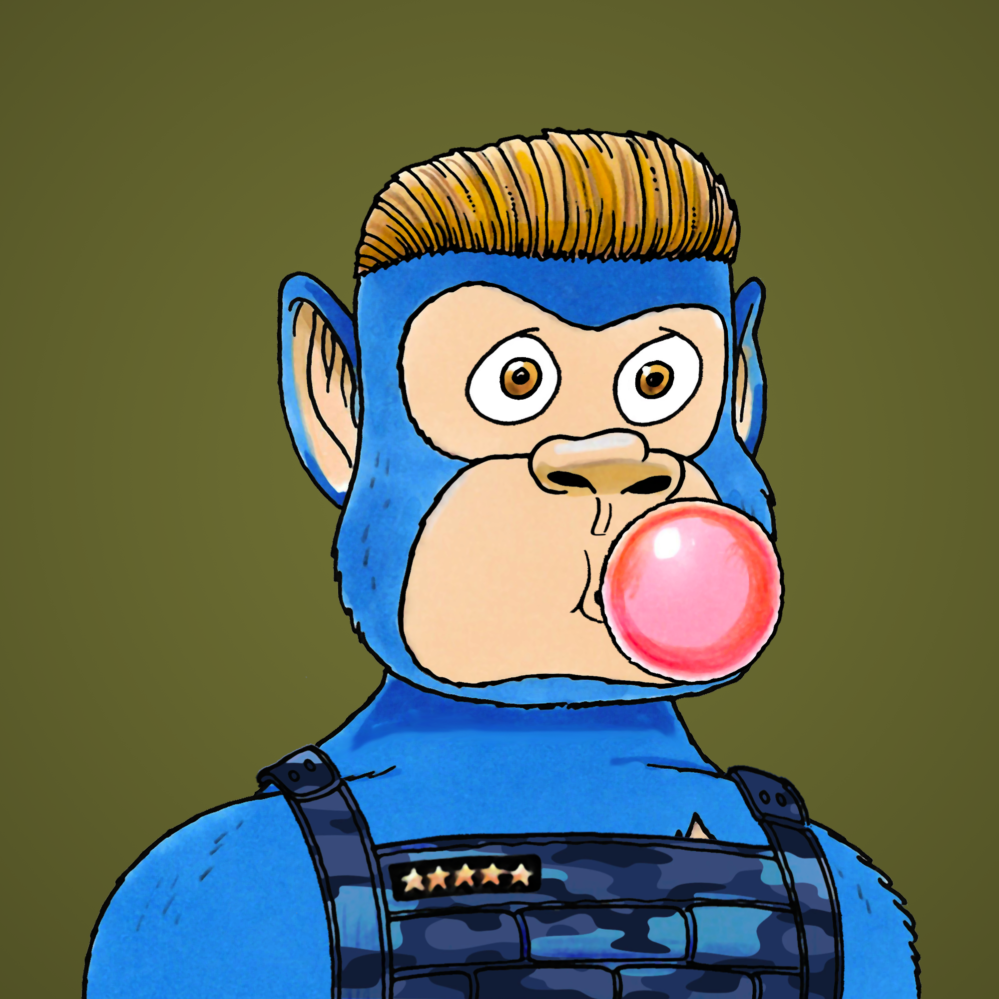 George Trosley - Jungle Freaks - Jungle Freak 4952 - NFT # 4952