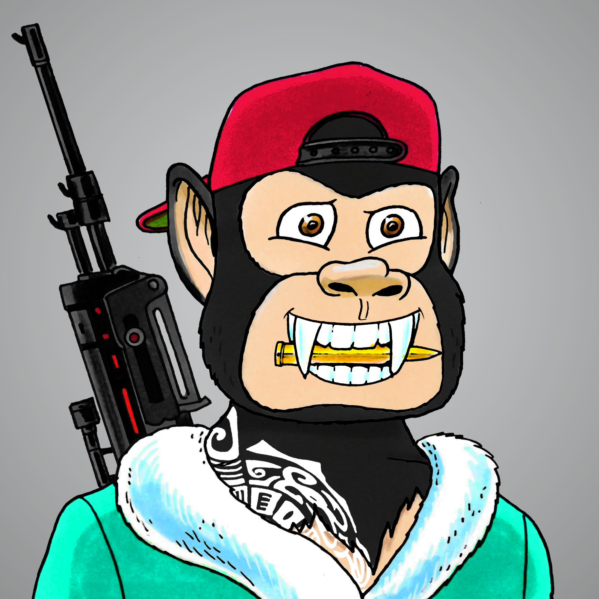 George Trosley - Jungle Freaks - Jungle Freak 4963 - NFT # 4963