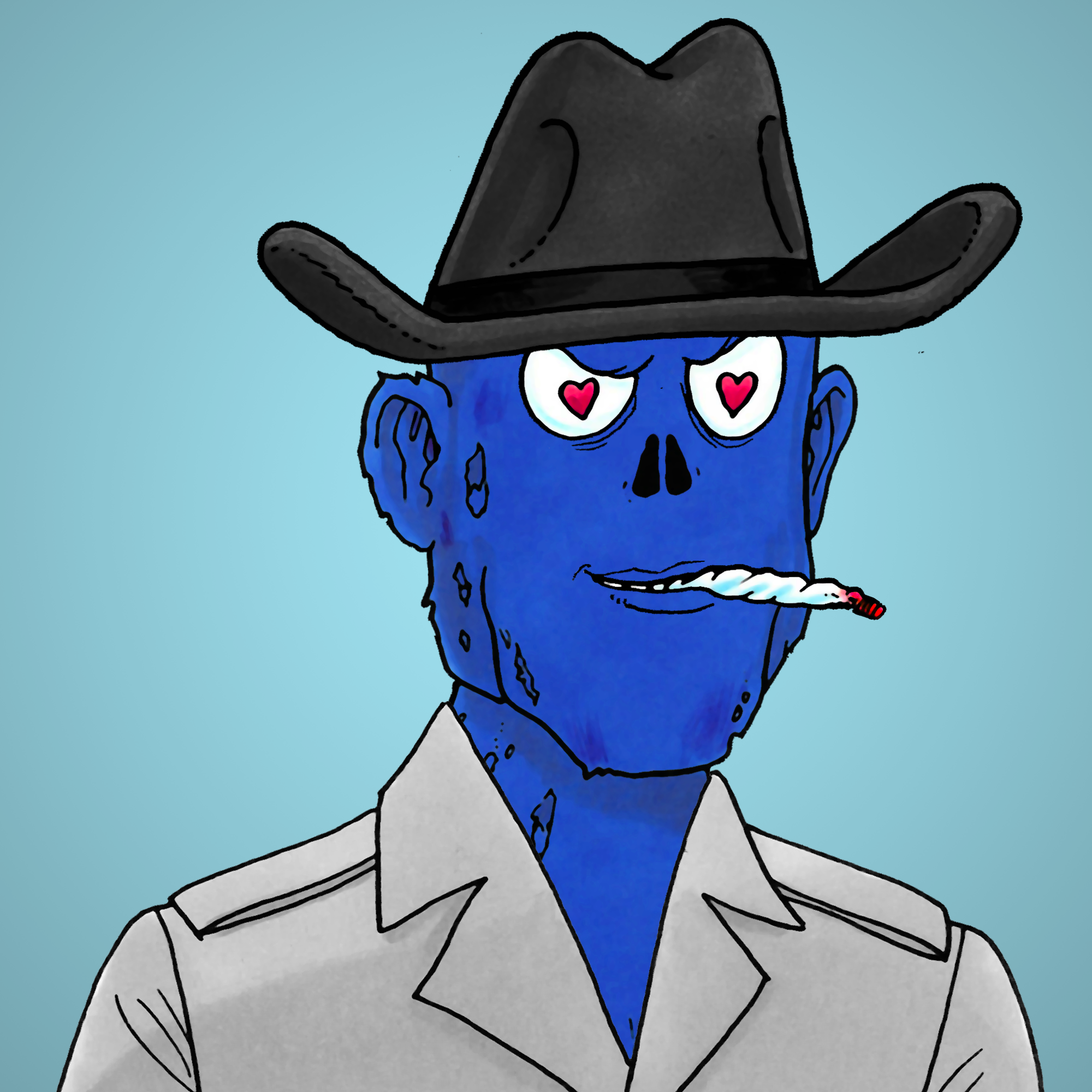 George Trosley - Jungle Freaks - Jungle Freak 4966 - NFT # 4966