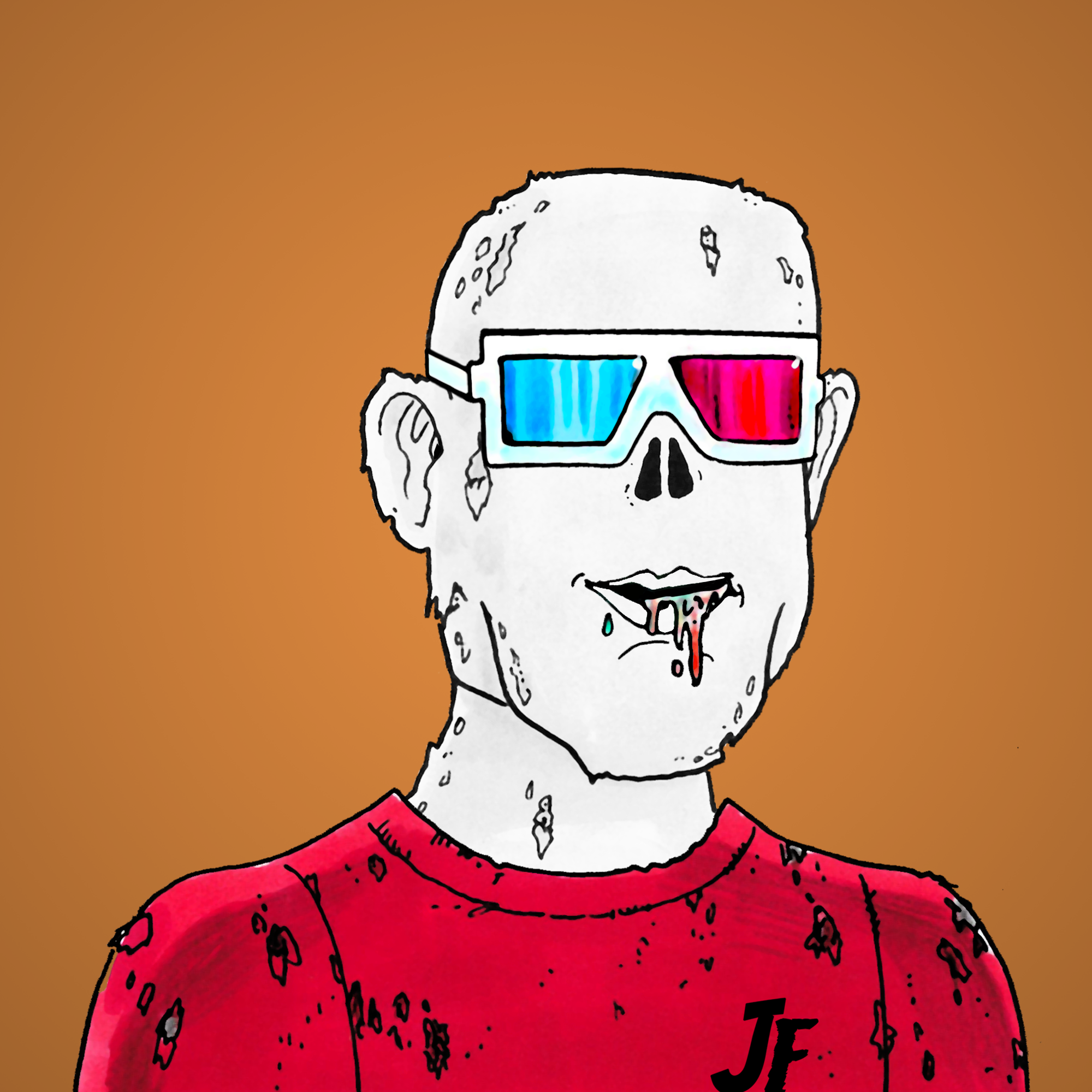 George Trosley - Jungle Freaks - Jungle Freak 4975 - NFT # 4975