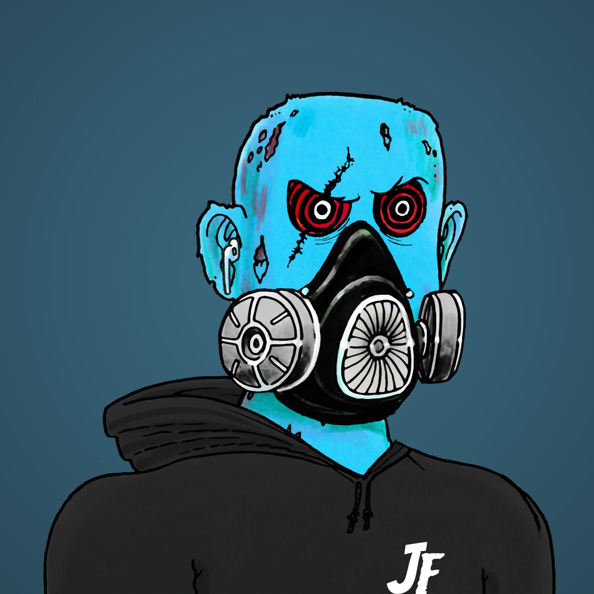 George Trosley - Jungle Freaks - Jungle Freak 4976 - NFT # 4976