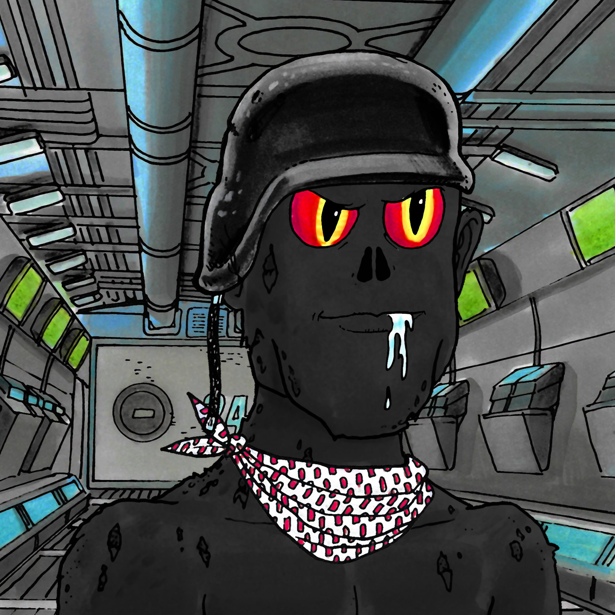 George Trosley - Jungle Freaks - Jungle Freak 4984 - NFT # 4984