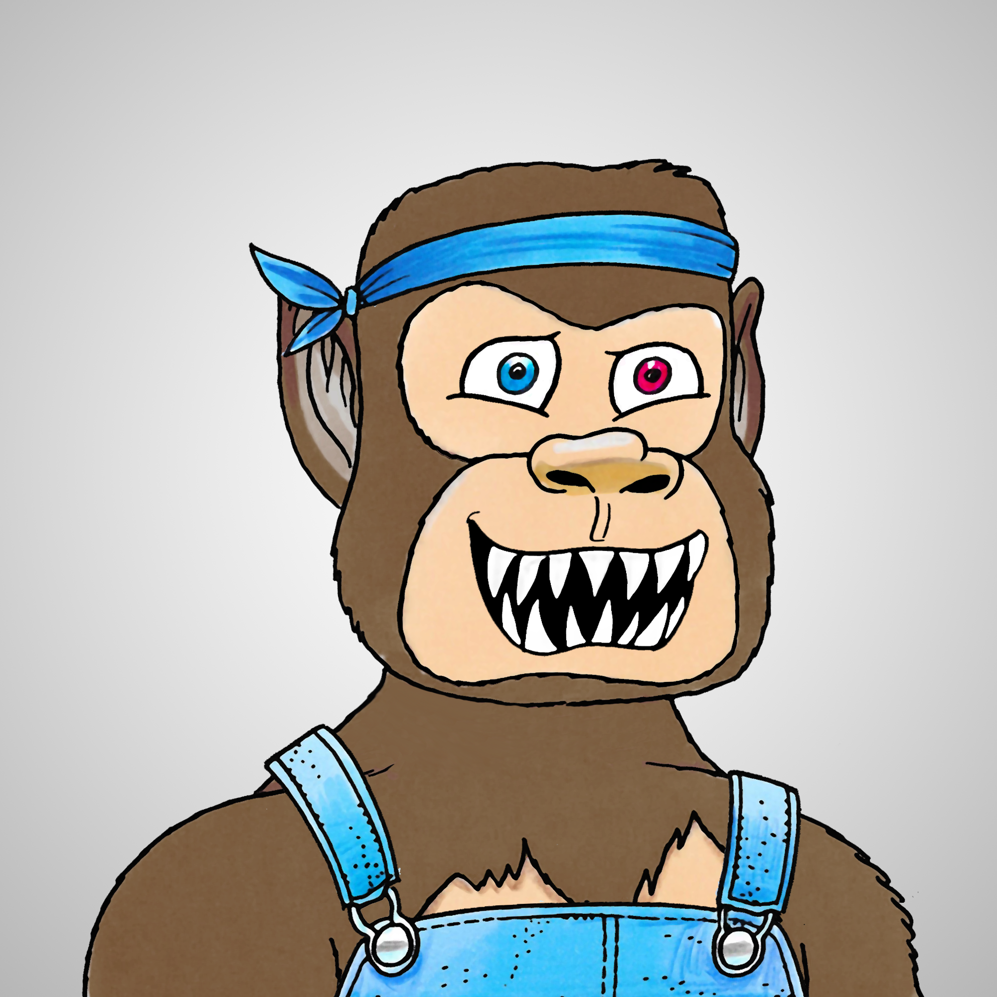 George Trosley - Jungle Freaks - Jungle Freak 4986 - NFT # 4986