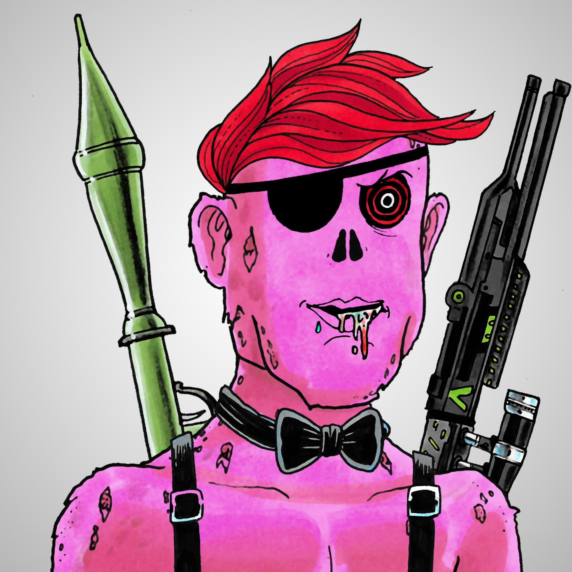 George Trosley - Jungle Freaks - Jungle Freak 4990 - NFT # 4990