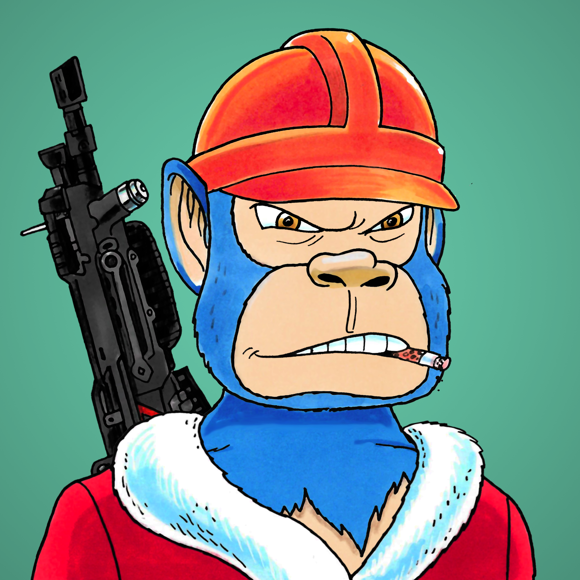 George Trosley - Jungle Freaks - Jungle Freak 4994 - NFT # 4994