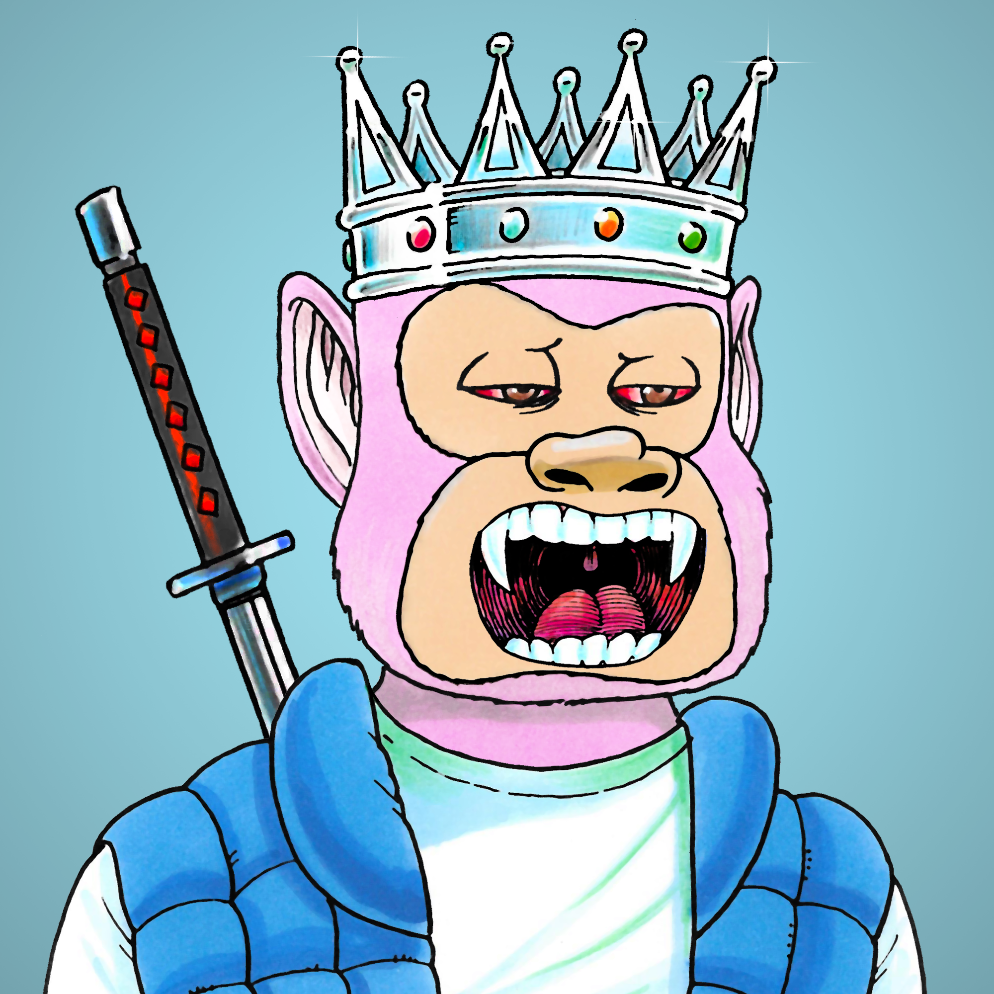 George Trosley - Jungle Freaks - Jungle Freak 4996 - NFT # 4996