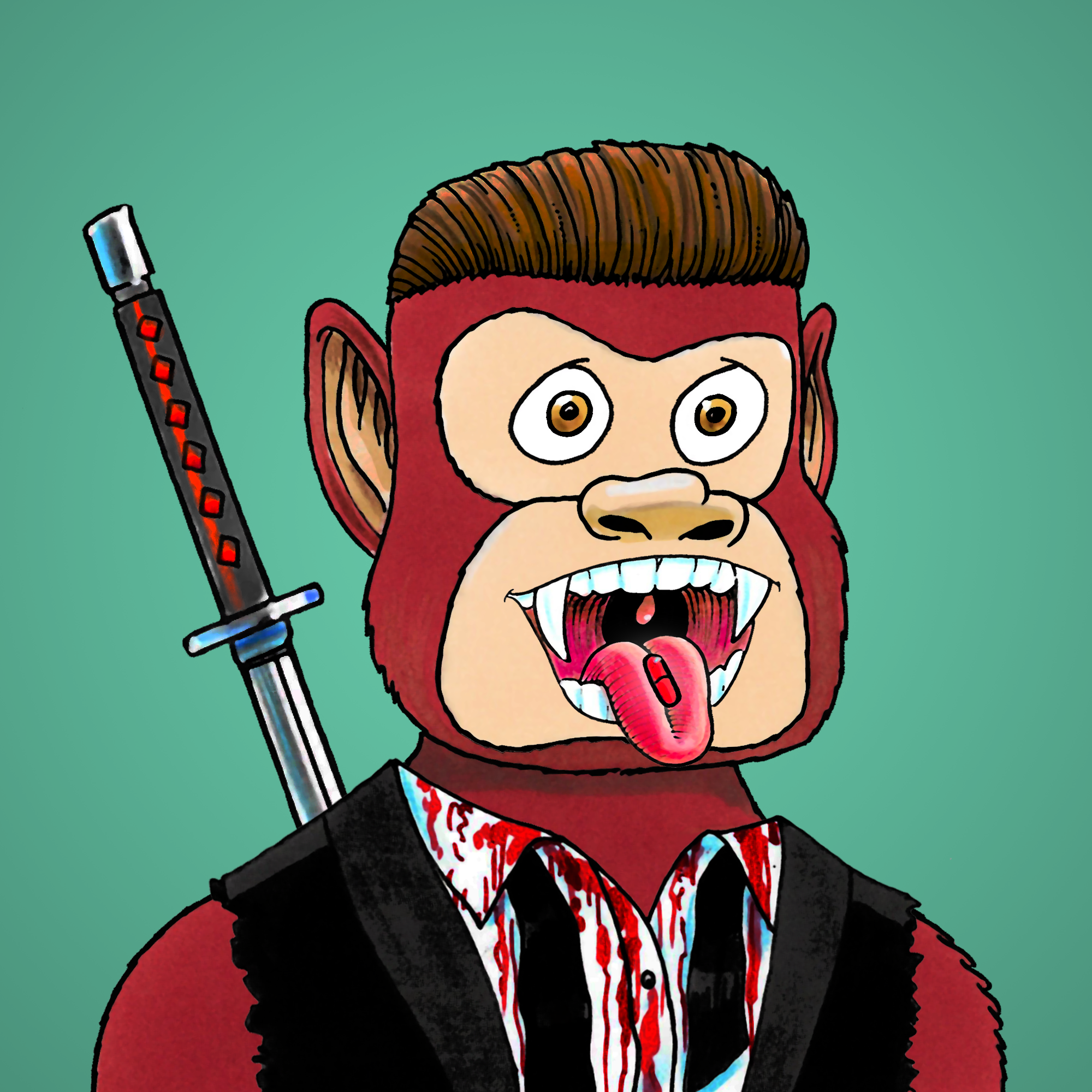 George Trosley - Jungle Freaks - Jungle Freak 4997 - NFT # 4997