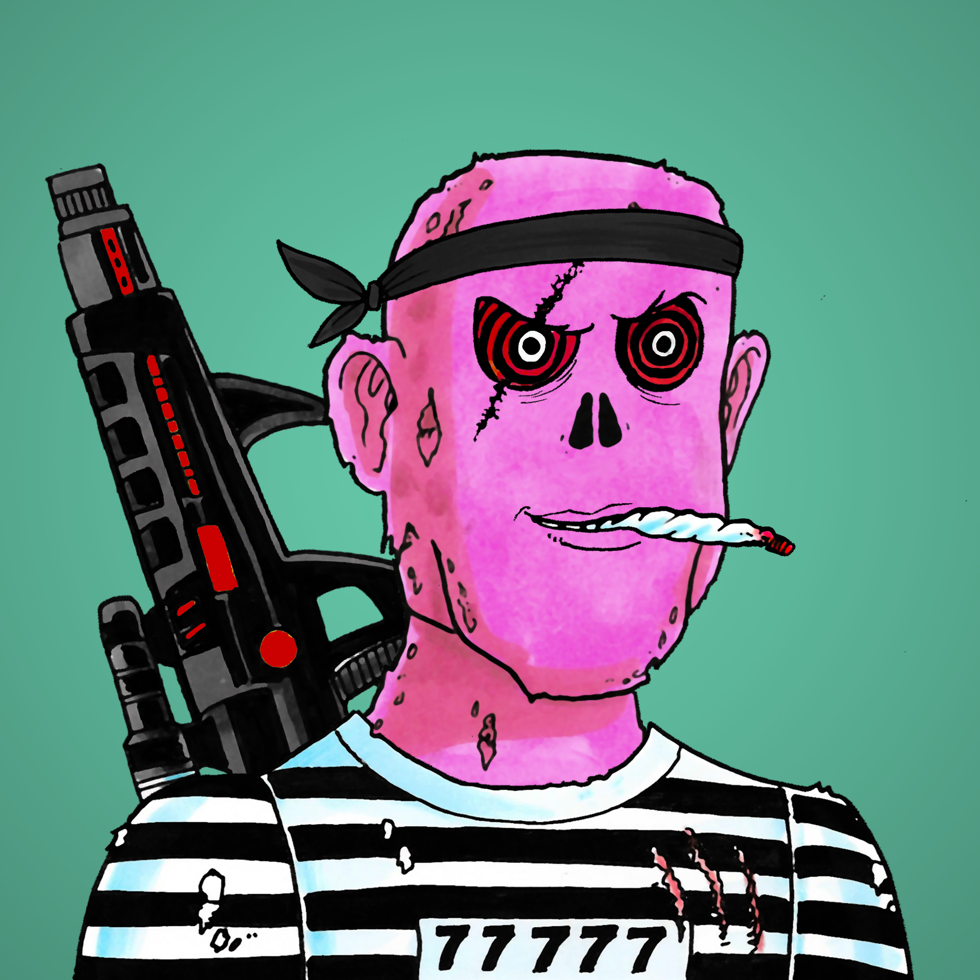 George Trosley - Jungle Freaks - Jungle Freak 5 - NFT # 5